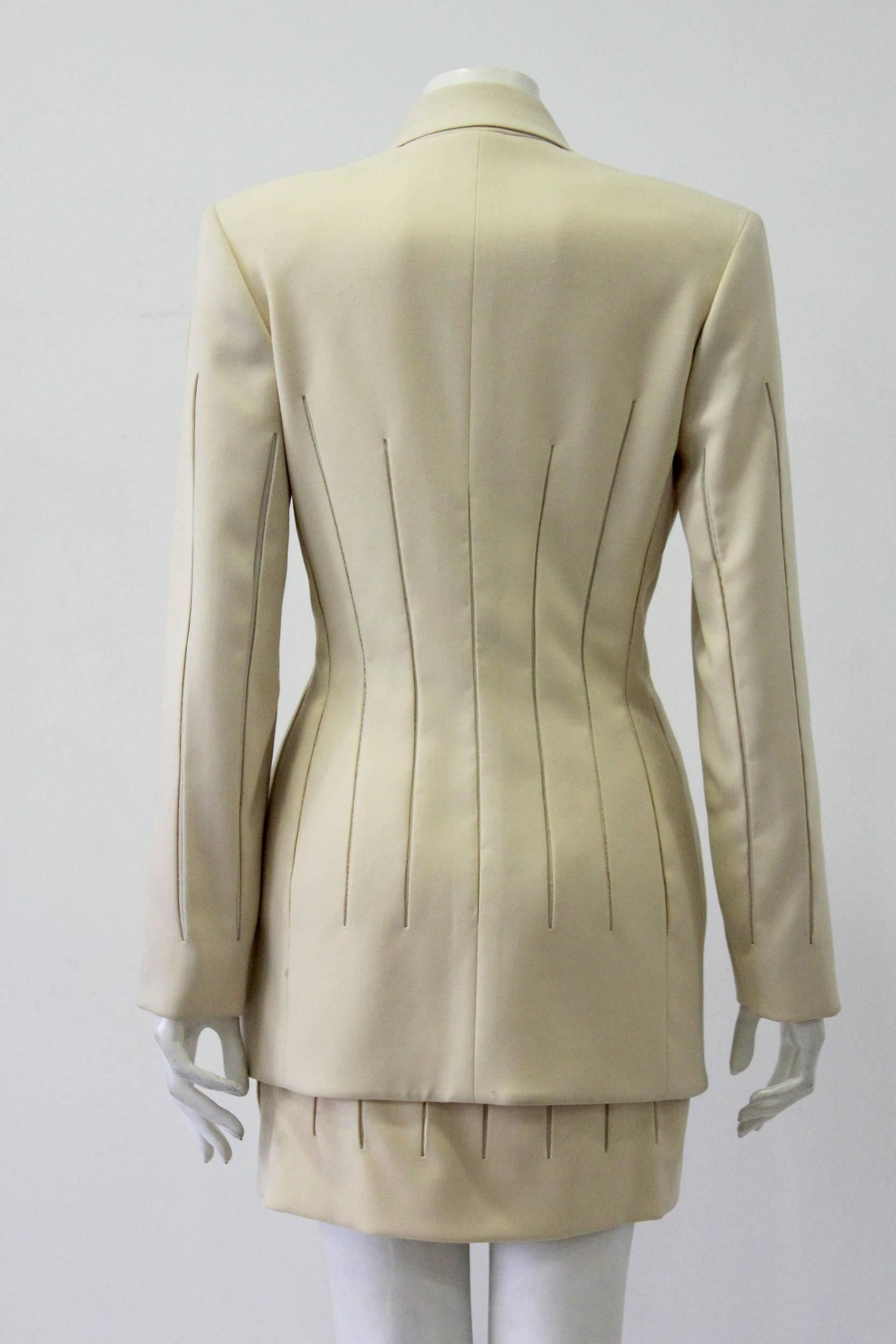 Very Rare Atelier Versace Suit Spring 1995 In New Condition For Sale In Athens, Agia Paraskevi