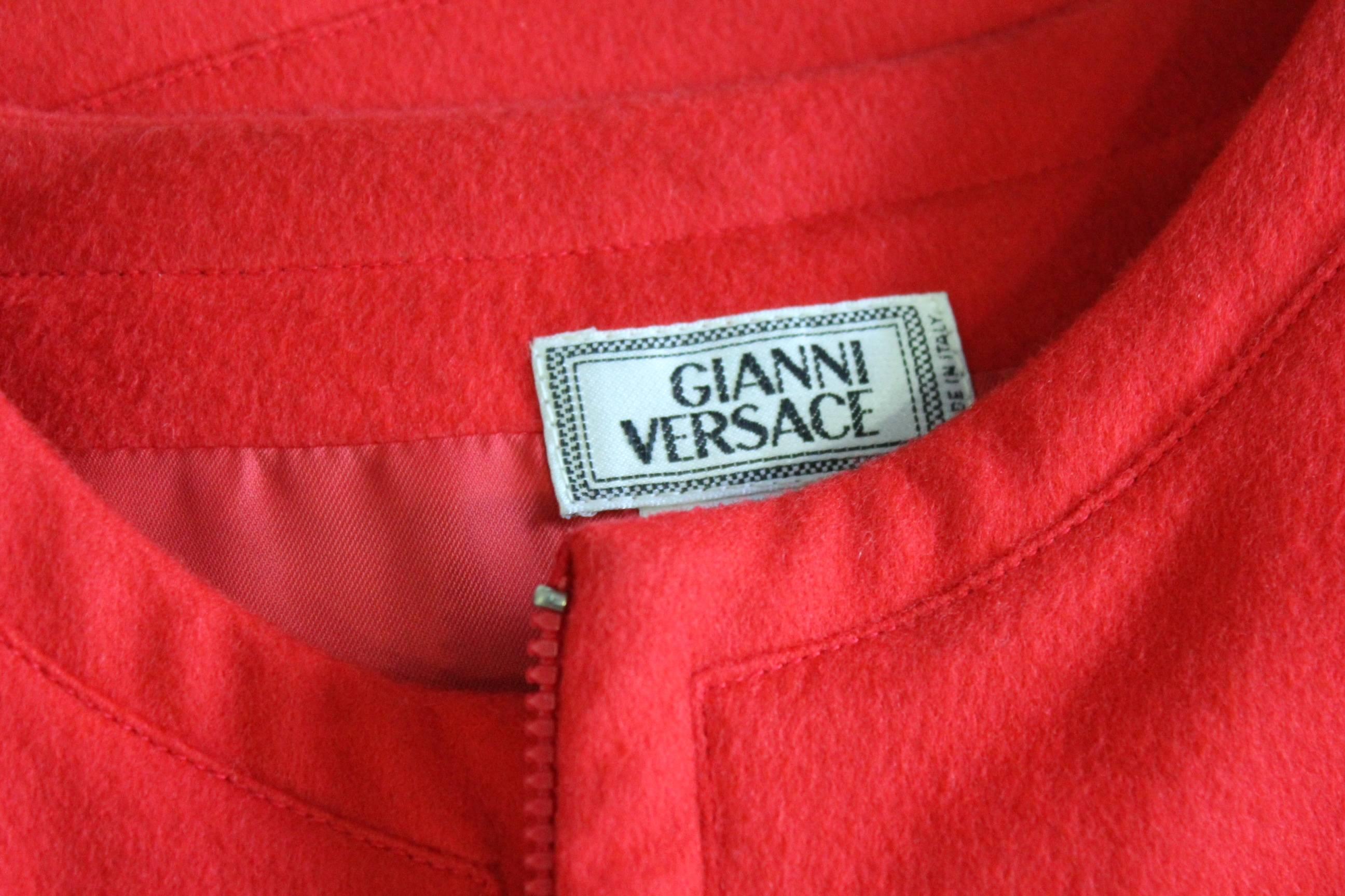 Unique Gianni Versace Zip Front Waistcoat Bondage Collection Fall 1992 For Sale 1