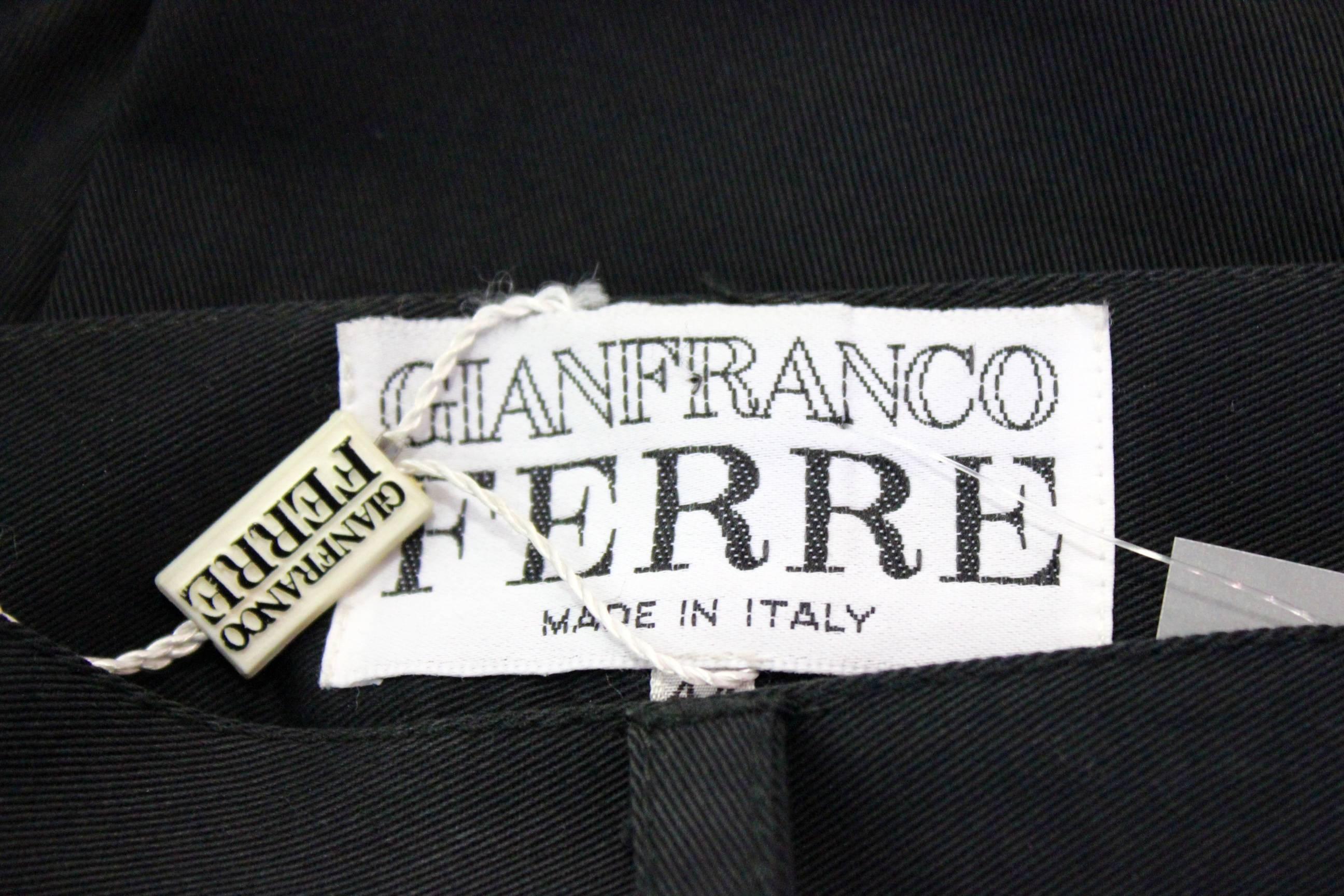 Rare Gianfranco Ferre Denim Sequin Trousers 1990's For Sale 3