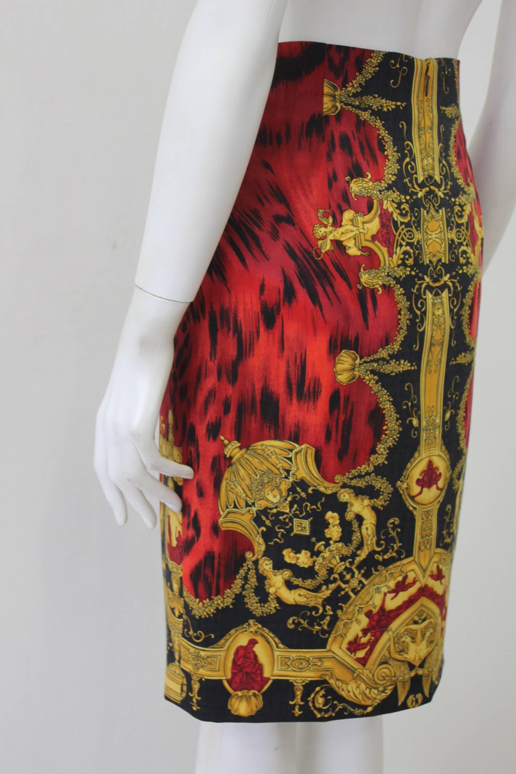 Istante By Gianni Versace Bondage Collection Skirt Fall 1992 In New Condition For Sale In Athens, Agia Paraskevi