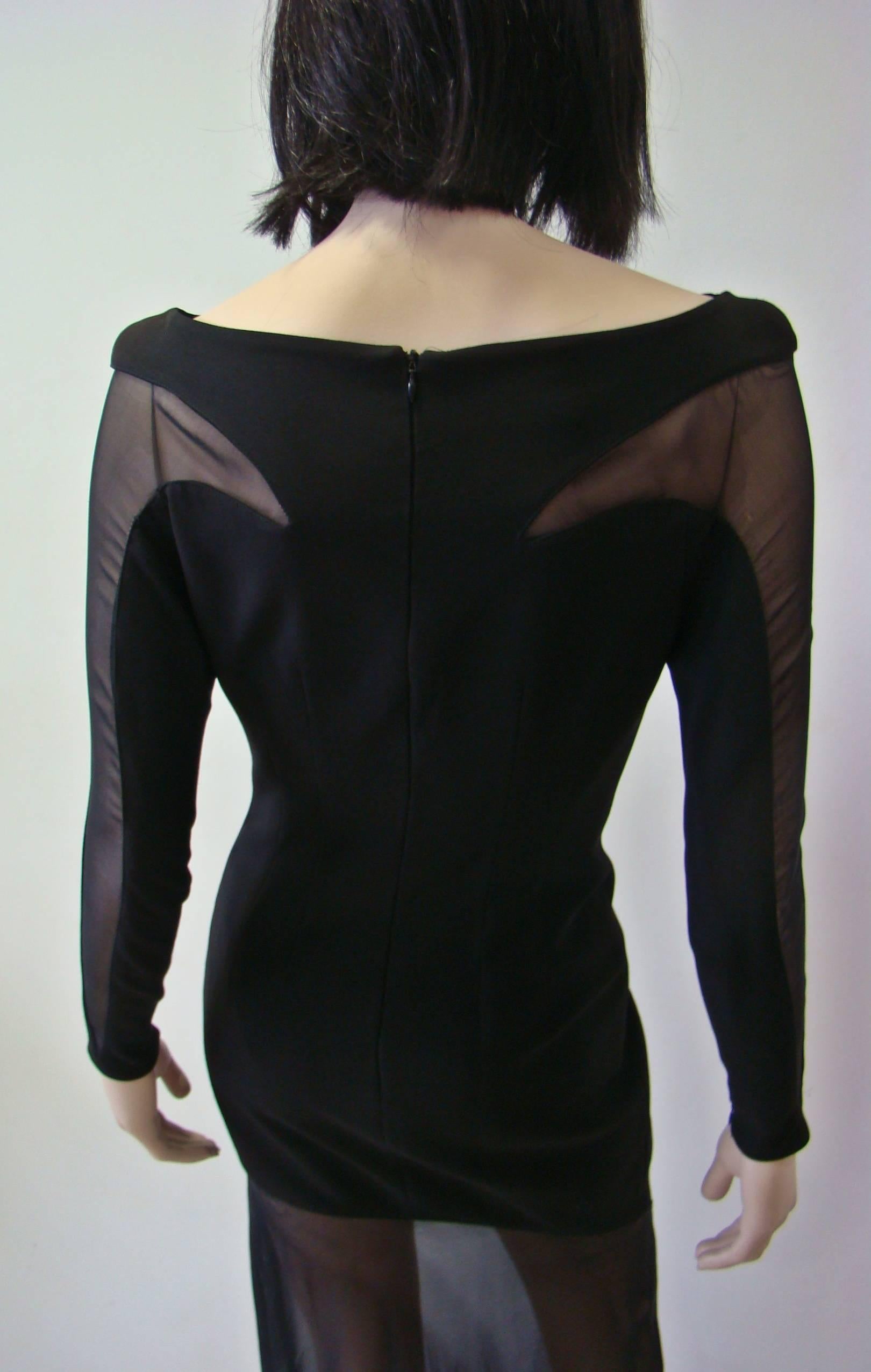 Women's Angelo Mozzillo Laser Cut Maxi Dress For Sale
