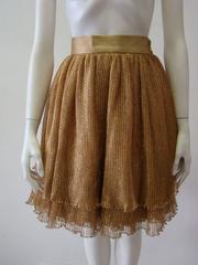Rare Ella Singh Lurex Mesh Evening Skirt 1990's