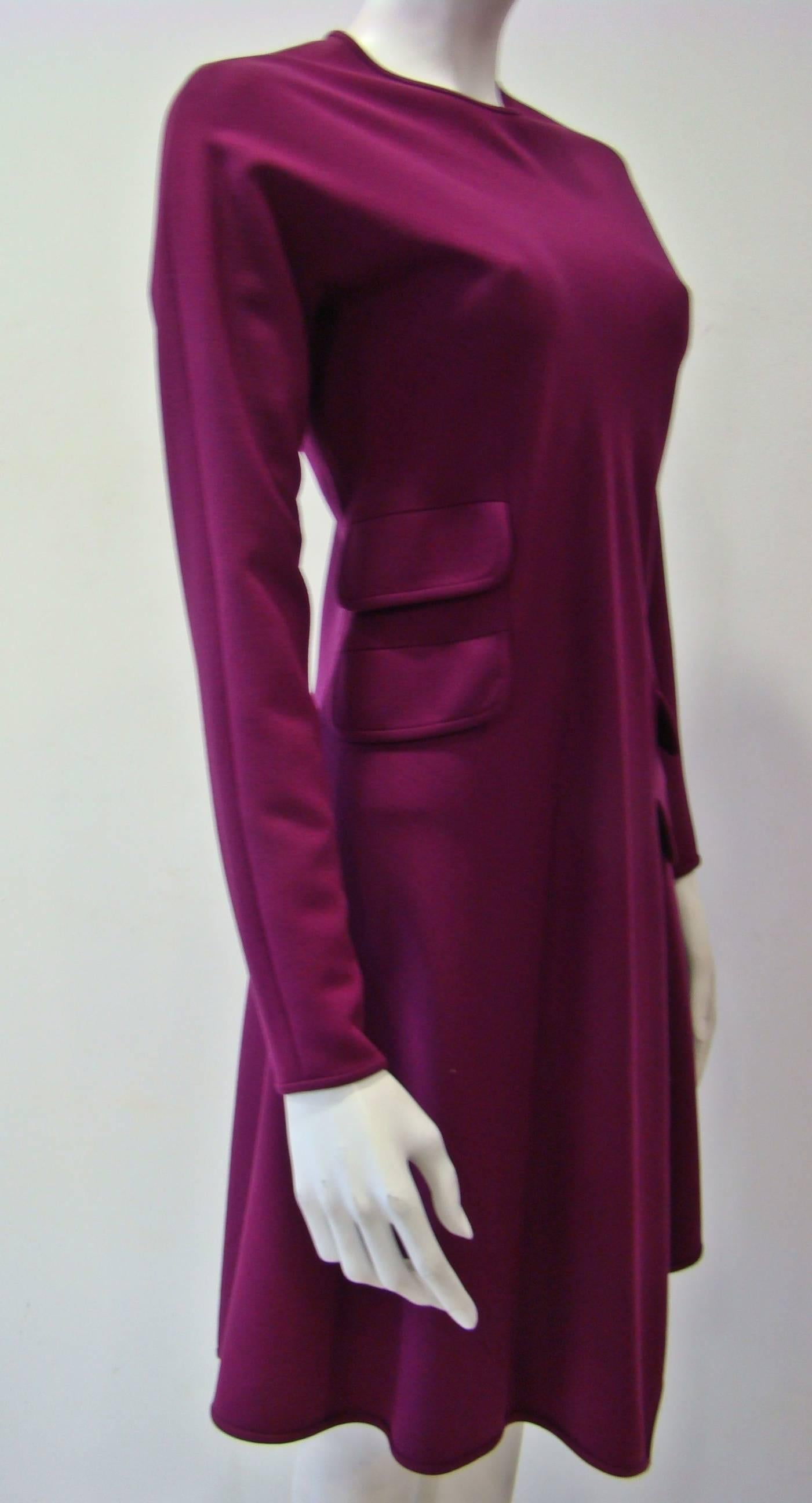 Purple Gianni Versace Couture Dress For Sale