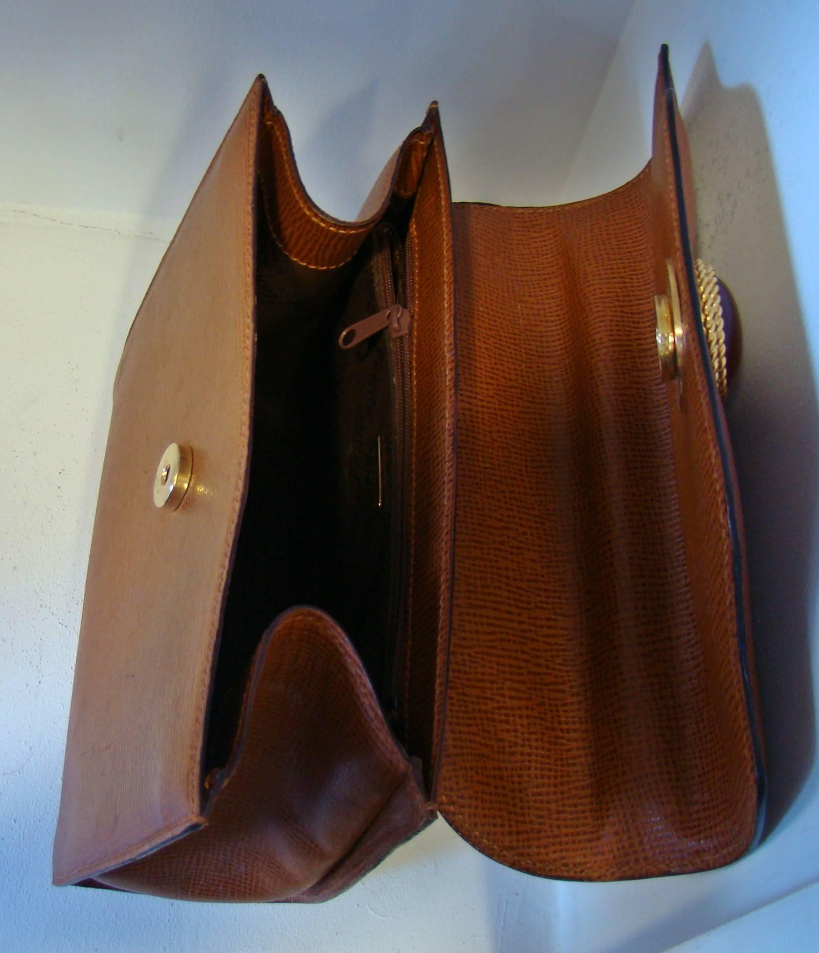 Unique Gianfranco Ferre Leather Tote Bag For Sale 1