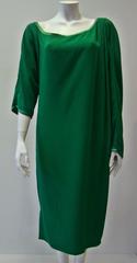 Early Gianni Versace Silk Kaftan Dress 1983