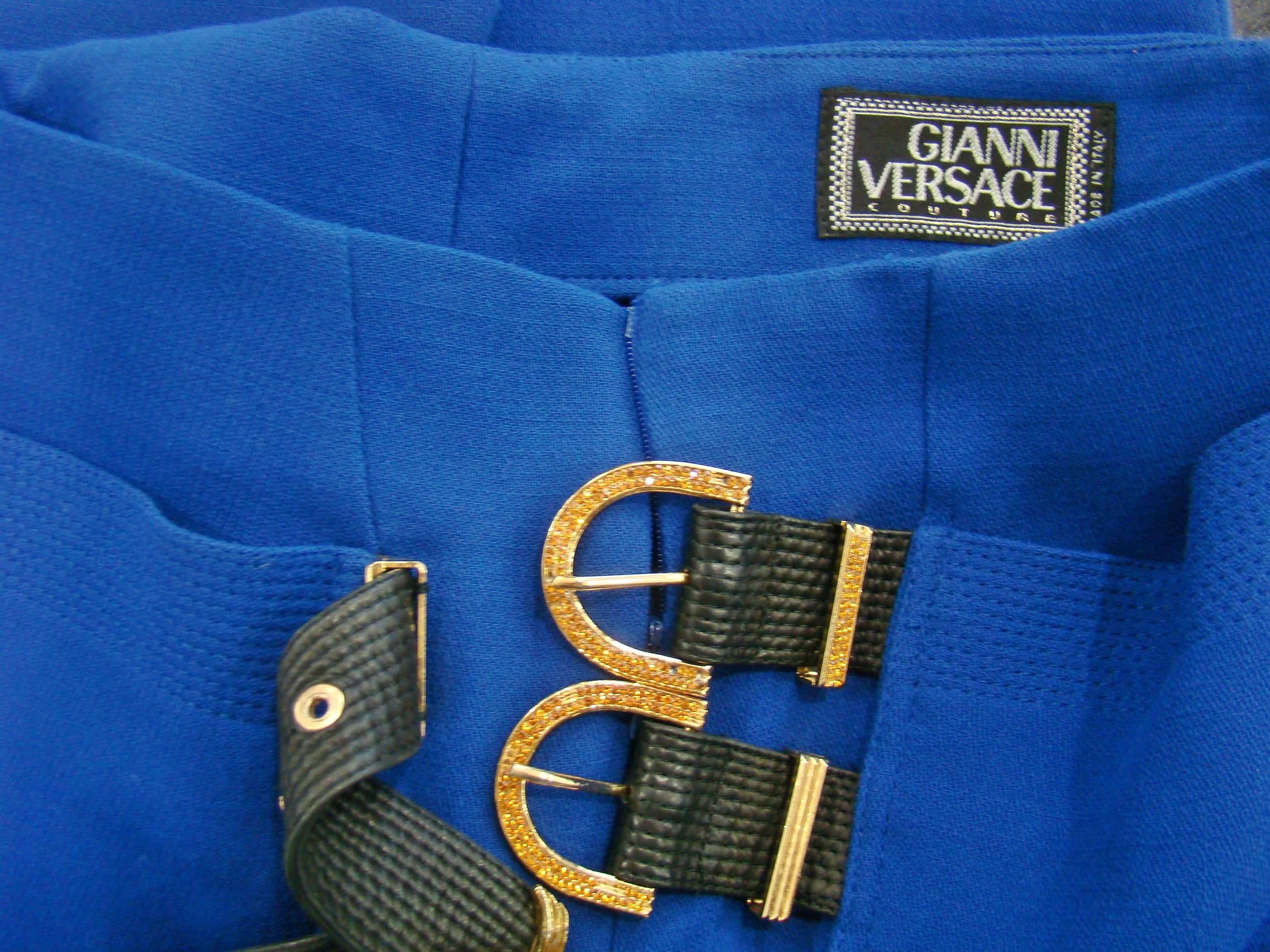 Unique Gianni Versace Couture Bondage Collection Pants Fall 1992 For Sale 2