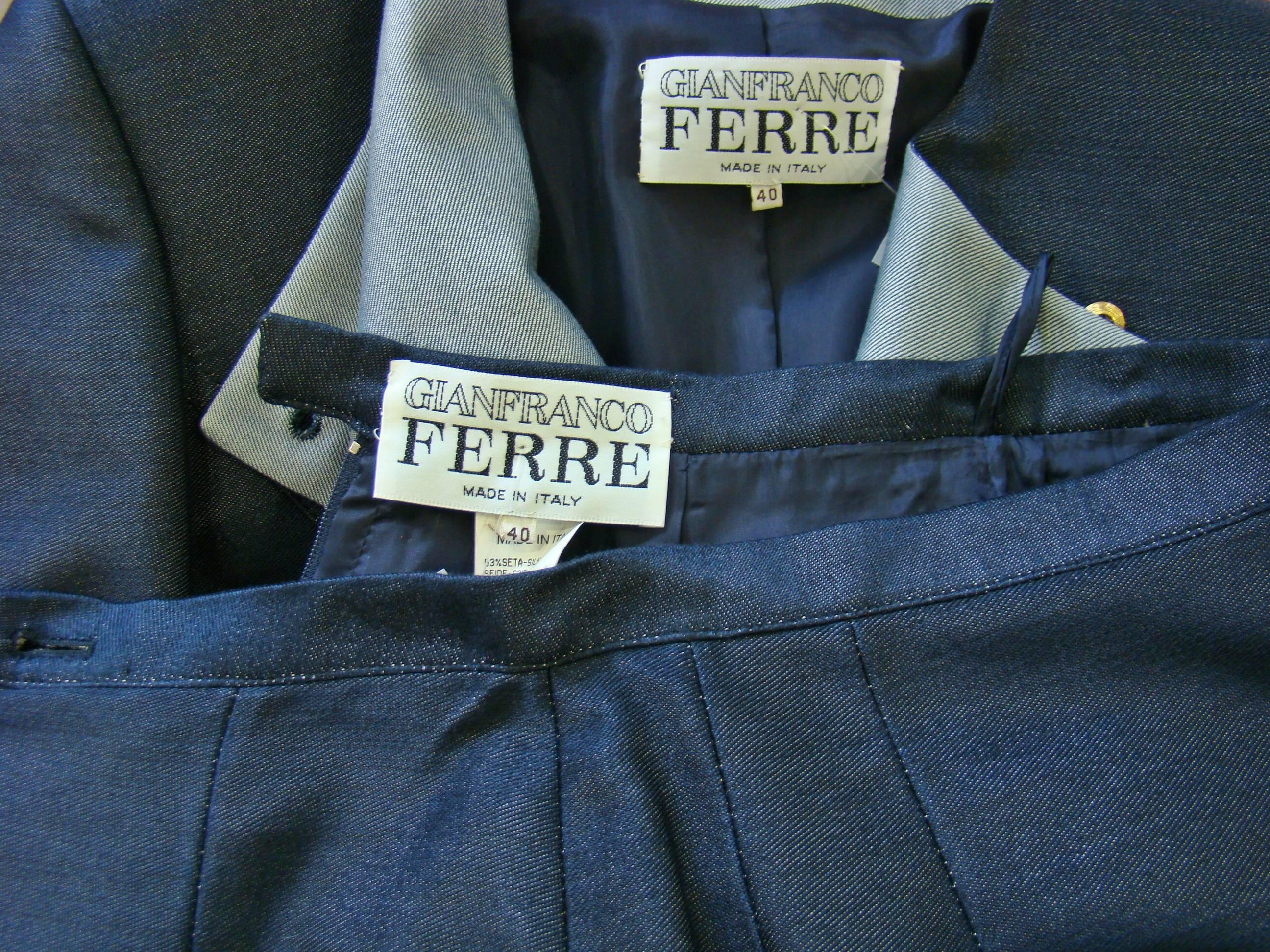 Rare Gianfranco Ferre Skirt Suit For Sale 4