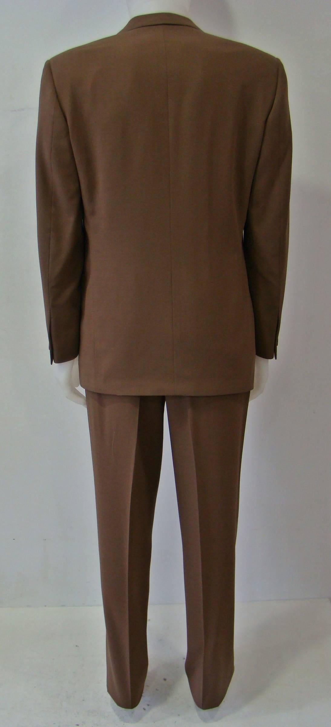 Men's Gianni Versace Couture Wool Suit For Sale