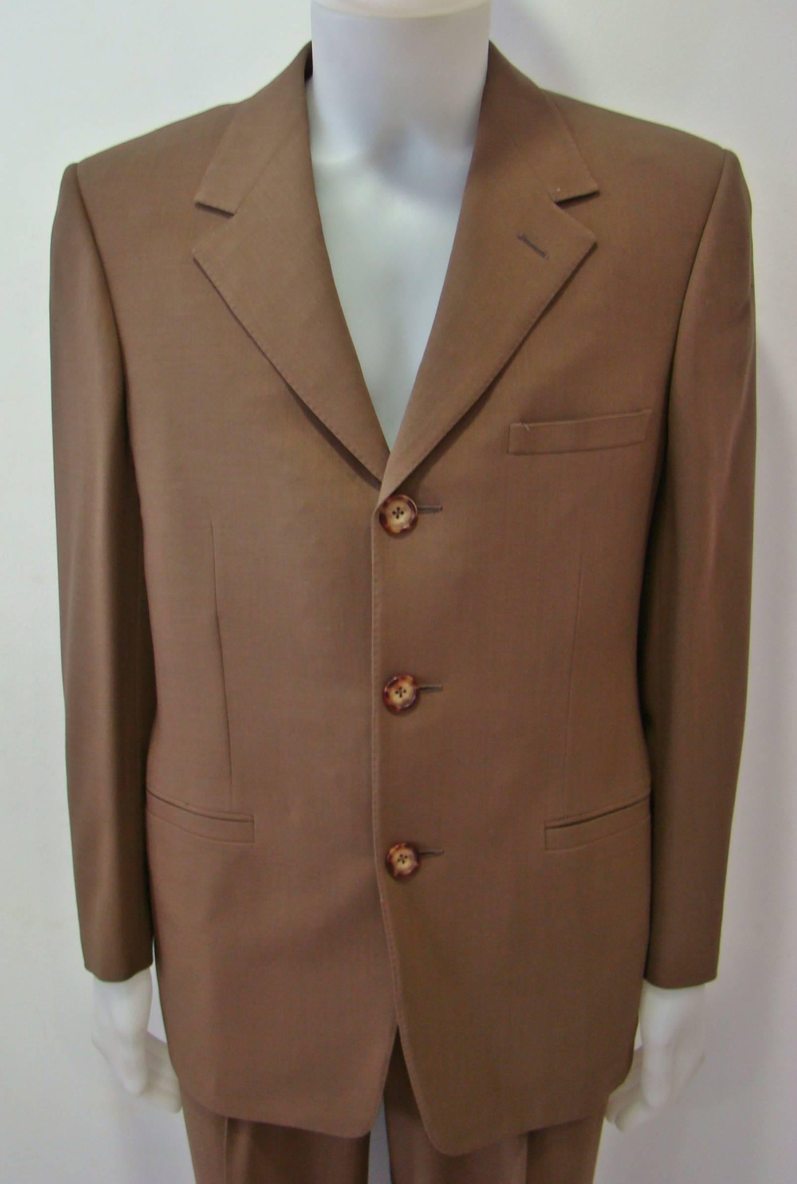 Gianni Versace Couture Wool Suit For Sale 1