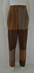 Gianfranco Ferre Color Block Wool Pants