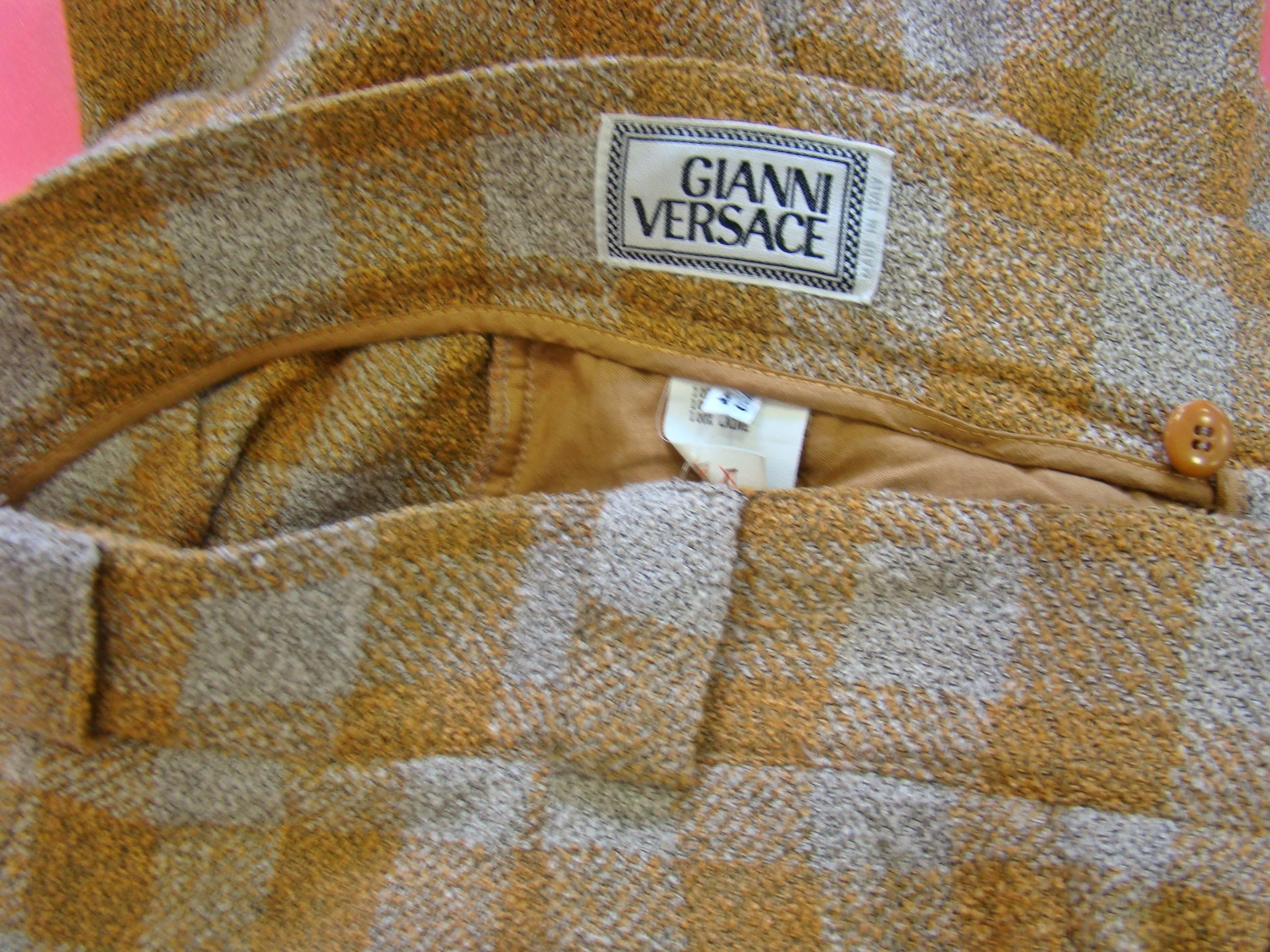 Gianni Versace Checked Pants 2