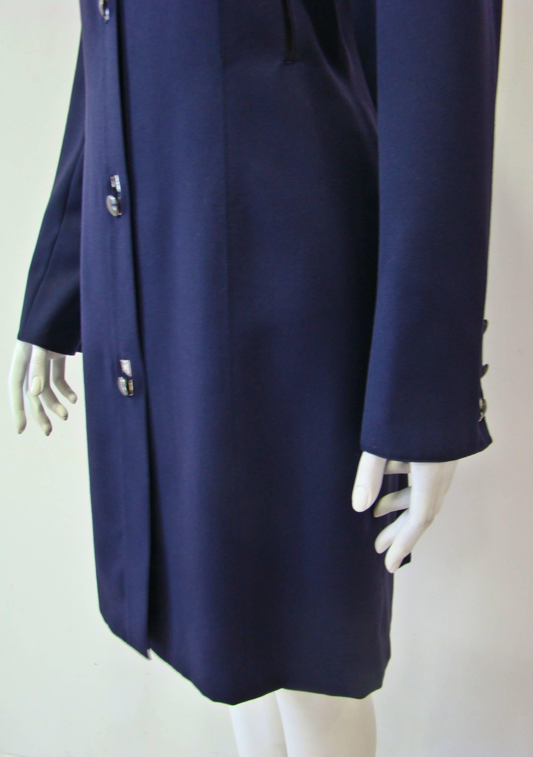 Rare Claude Montana Dress With Metal Tips 1992 For Sale 1