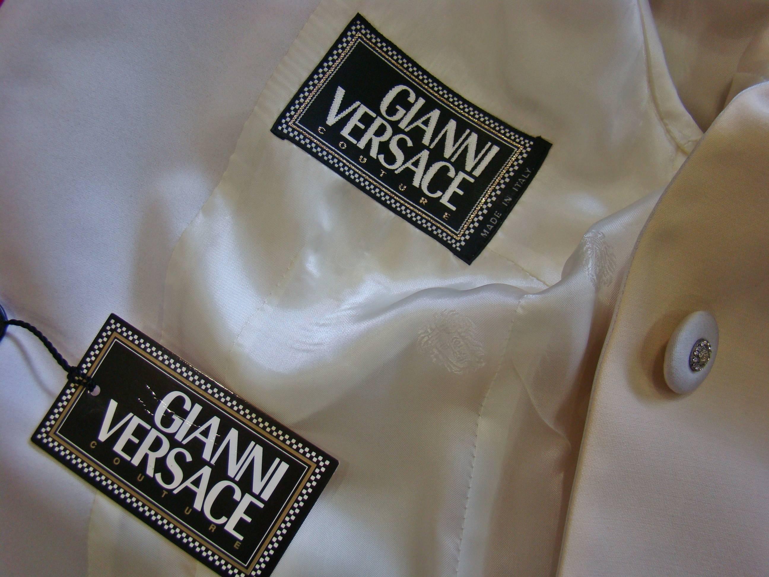 Rare Gianni Versace Couture Tuxedo Jacket Fall 1996 For Sale 1
