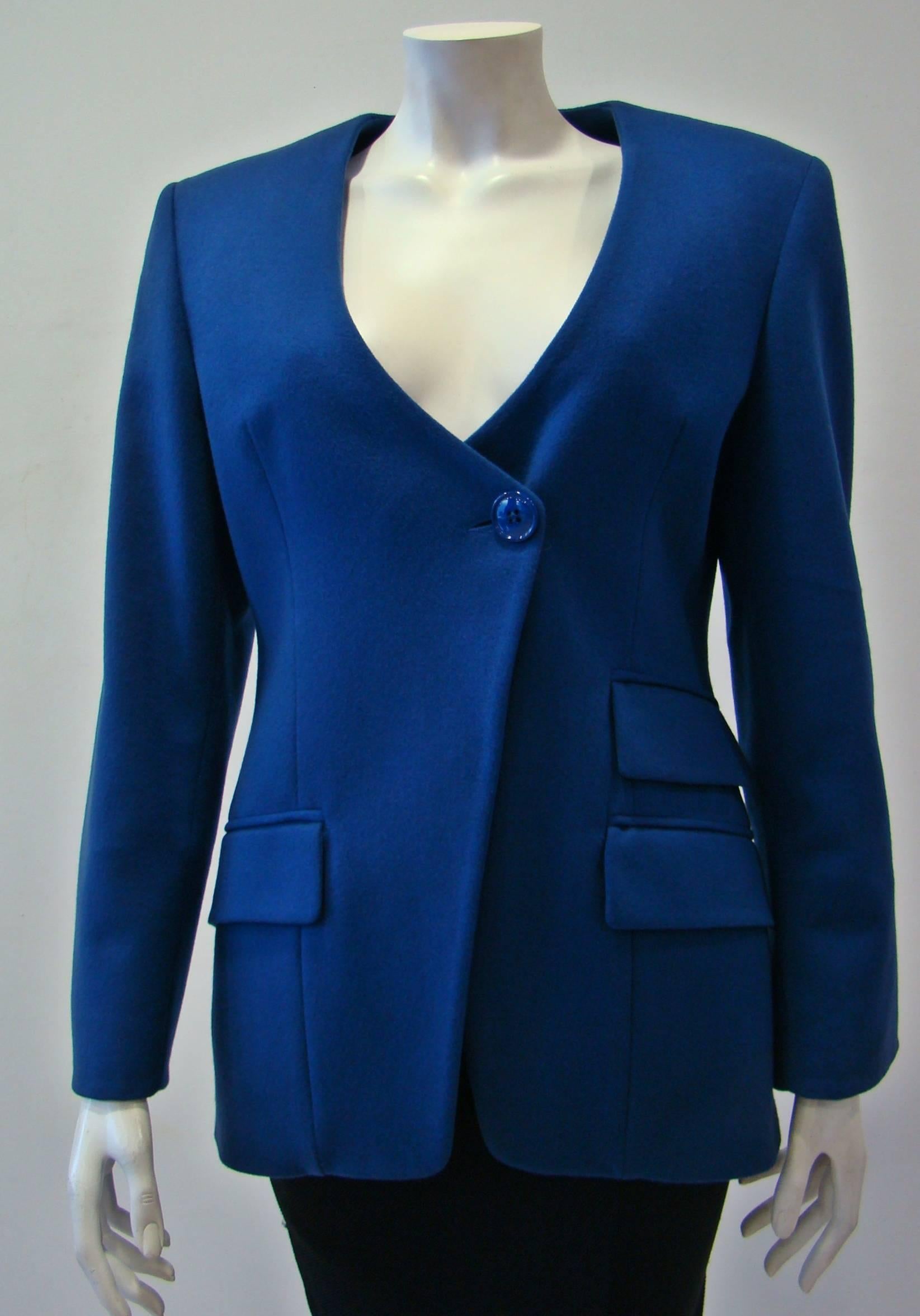 Women's Rare Gianfranco Ferre Blue Jacket For Sale