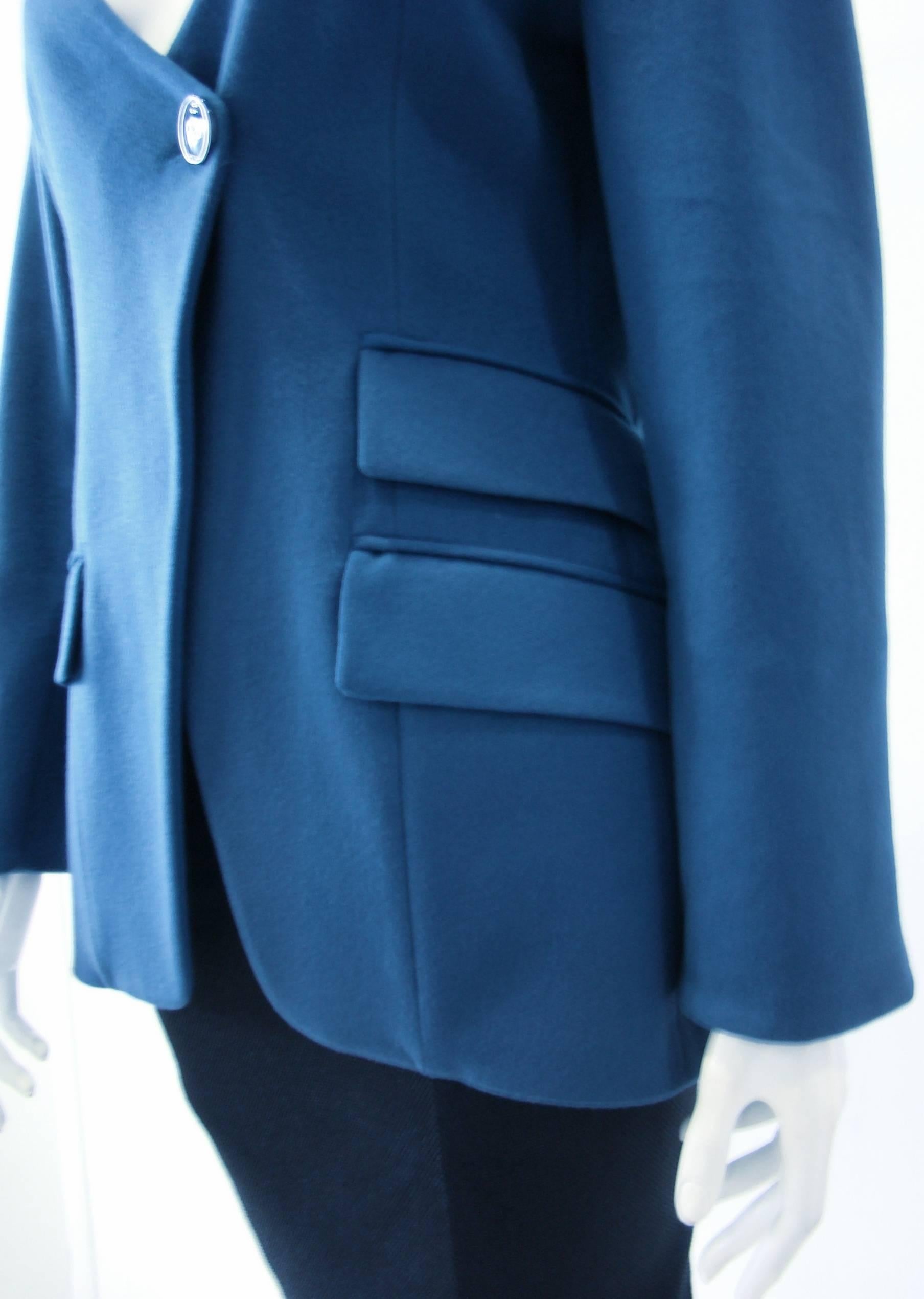 Rare Gianfranco Ferre Blue Jacket For Sale 2