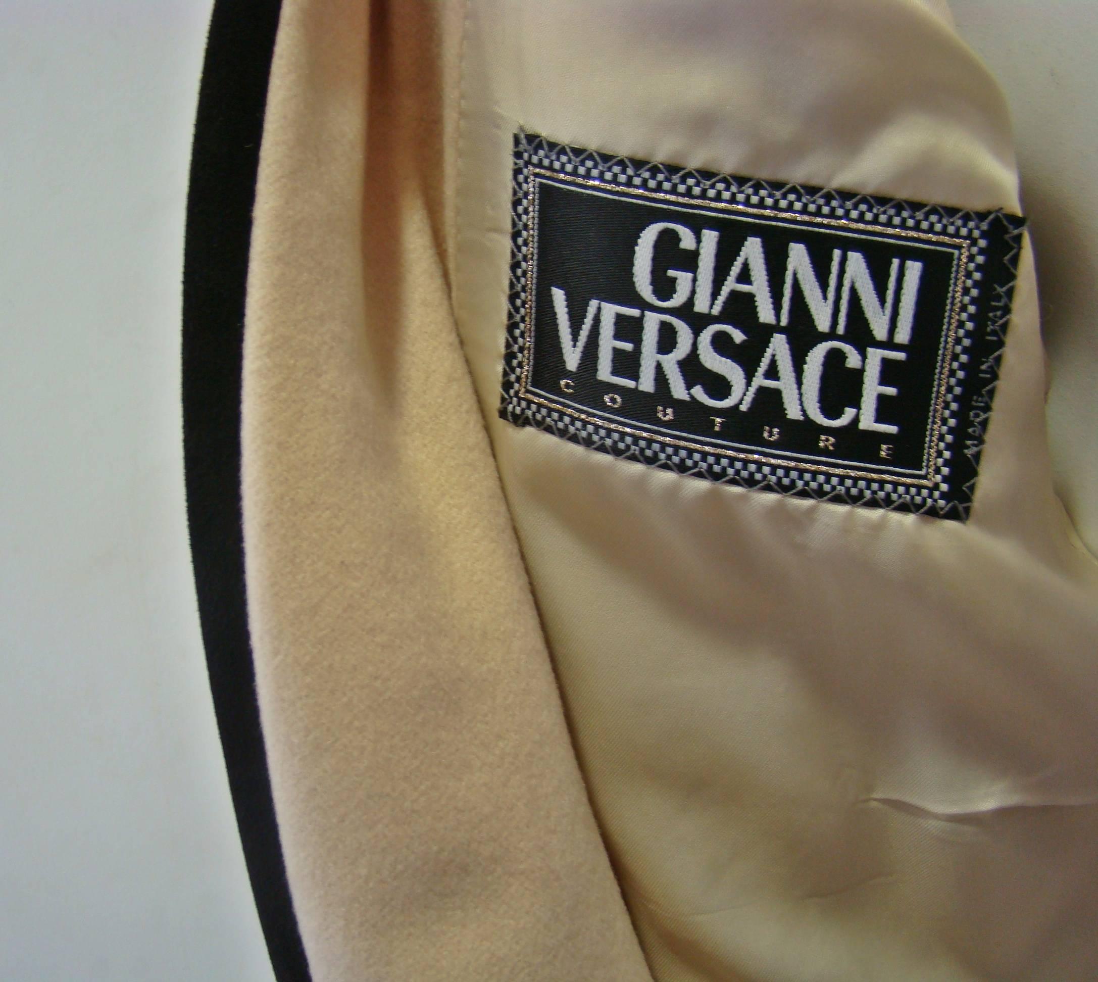 Unique Gianni Versace Couture Bondage Jacket Fall 1992 For Sale 3