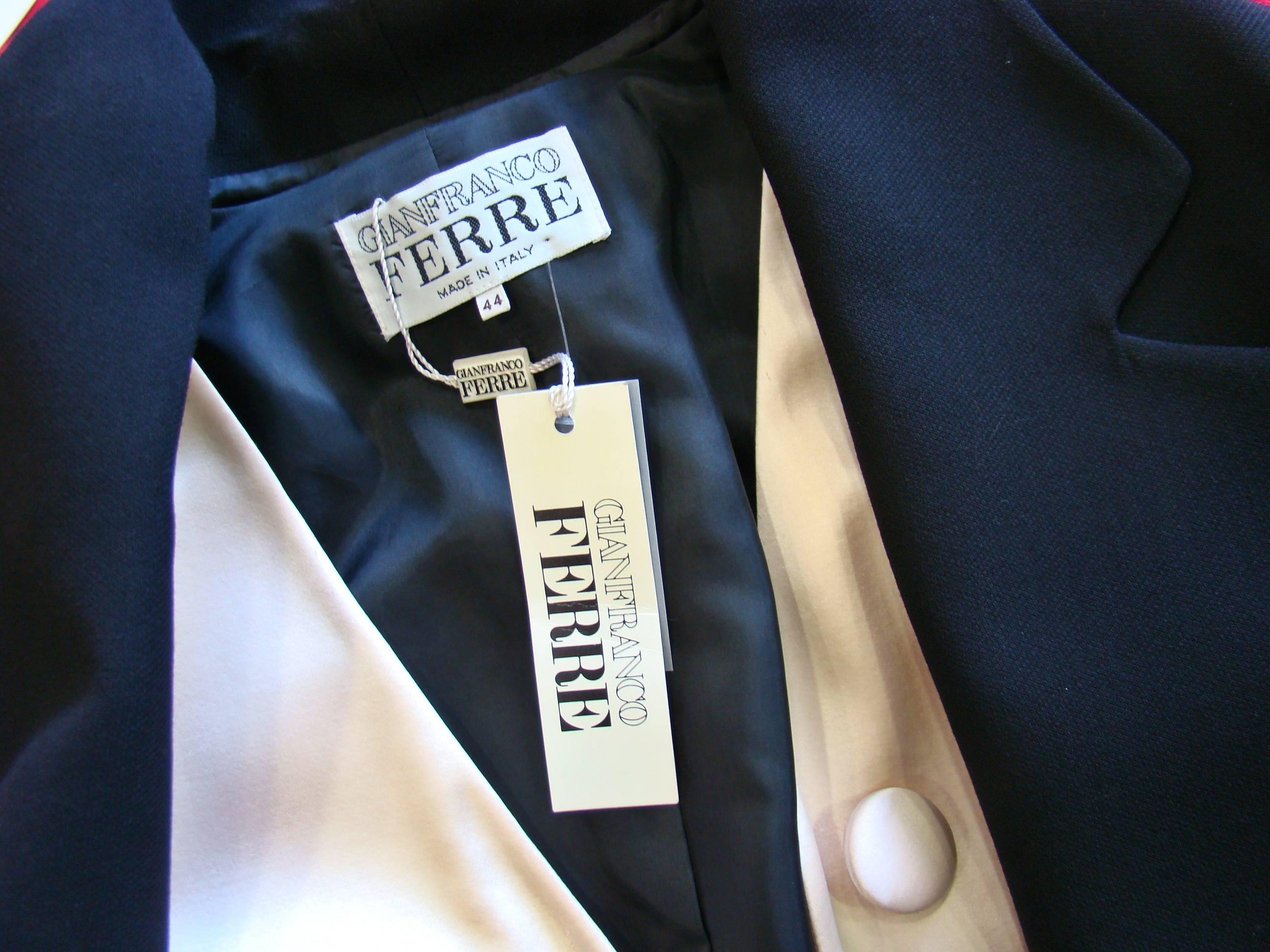 Rare Gianfranco Ferre Tuxedo Jacket 1990's For Sale 3