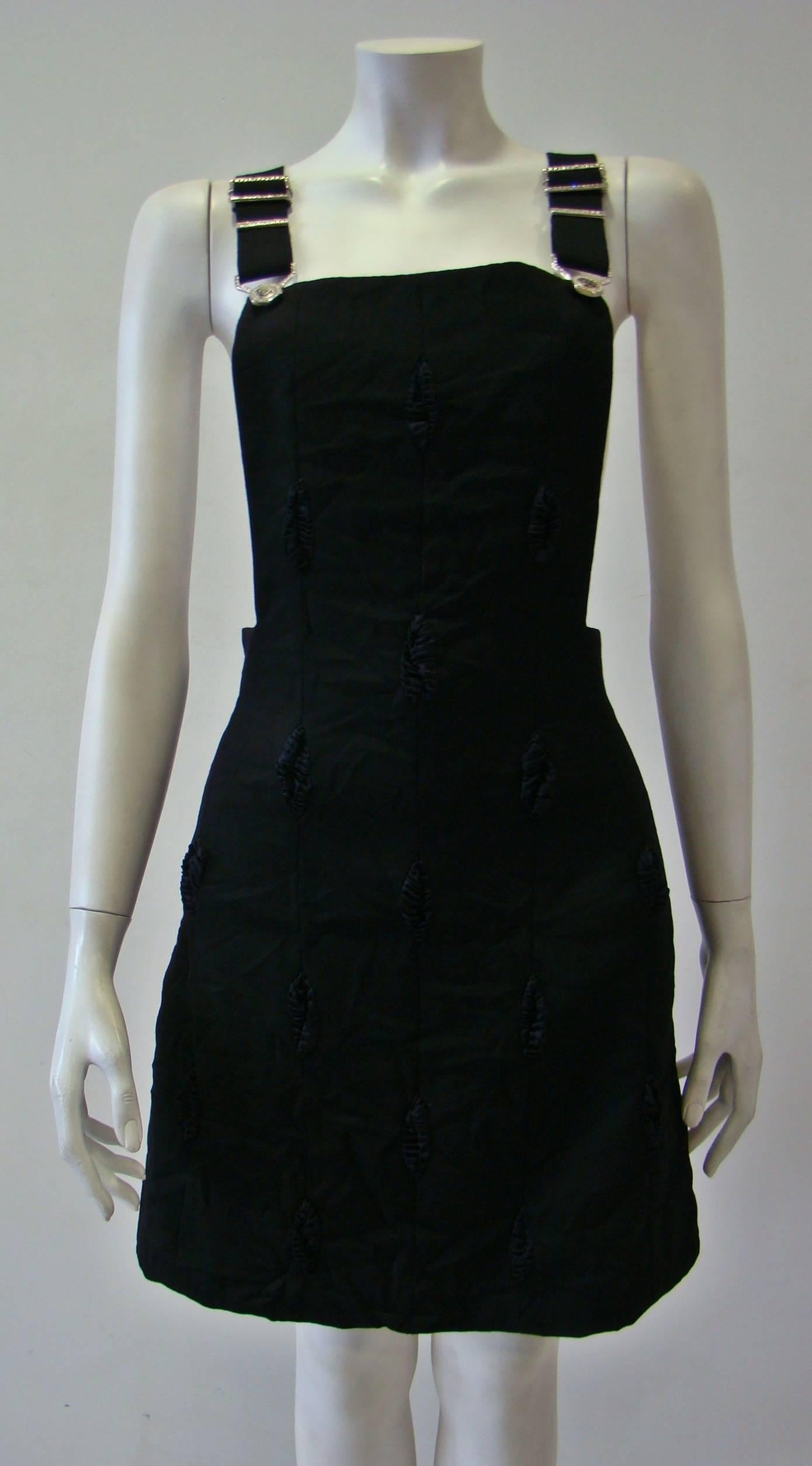Women's Atelier Versace Punk Evening Pinafore Romber And Jacket Spring 1994 For Sale