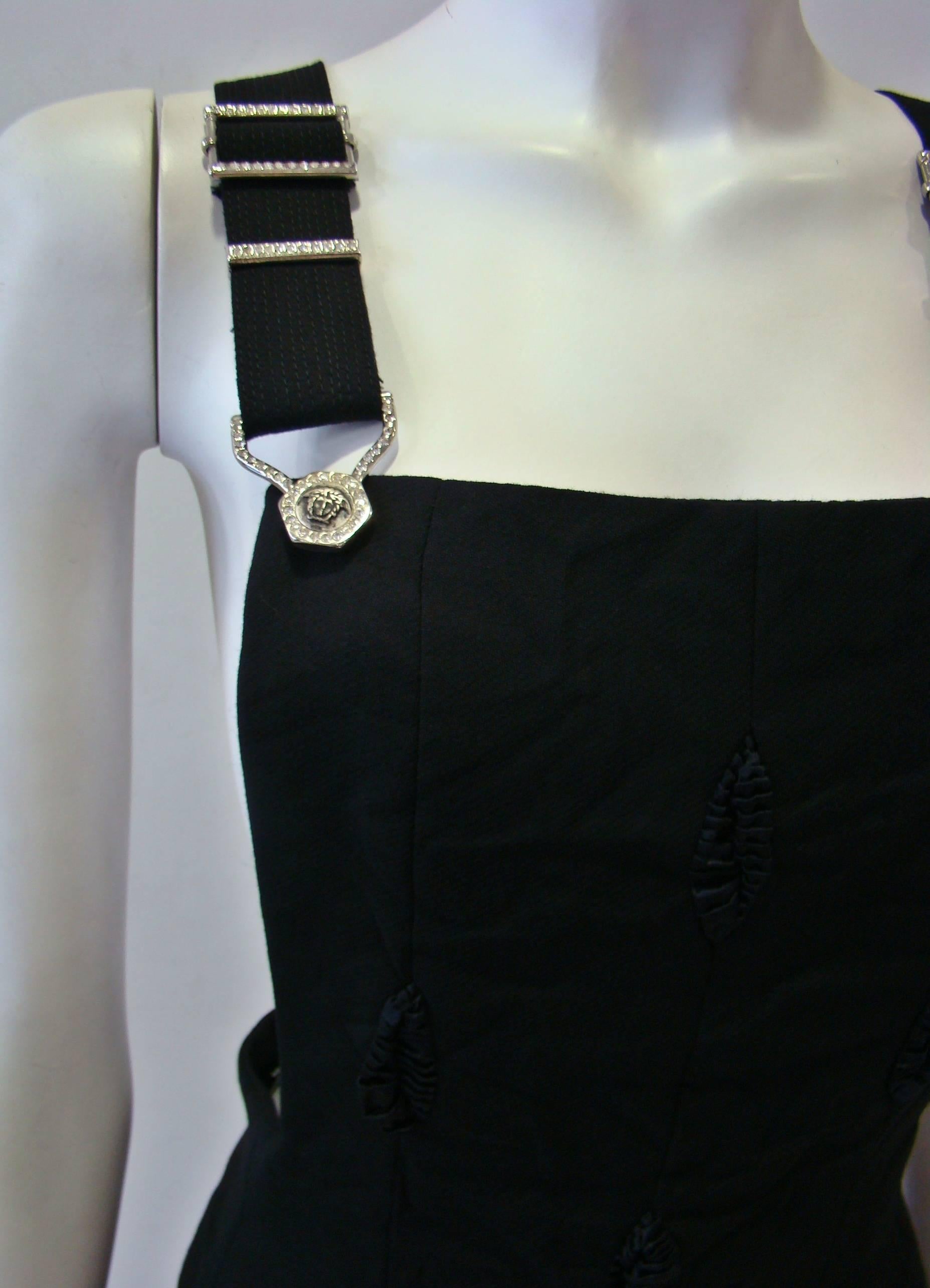 Atelier Versace Punk Evening Pinafore Romber And Jacket Spring 1994 For Sale 2