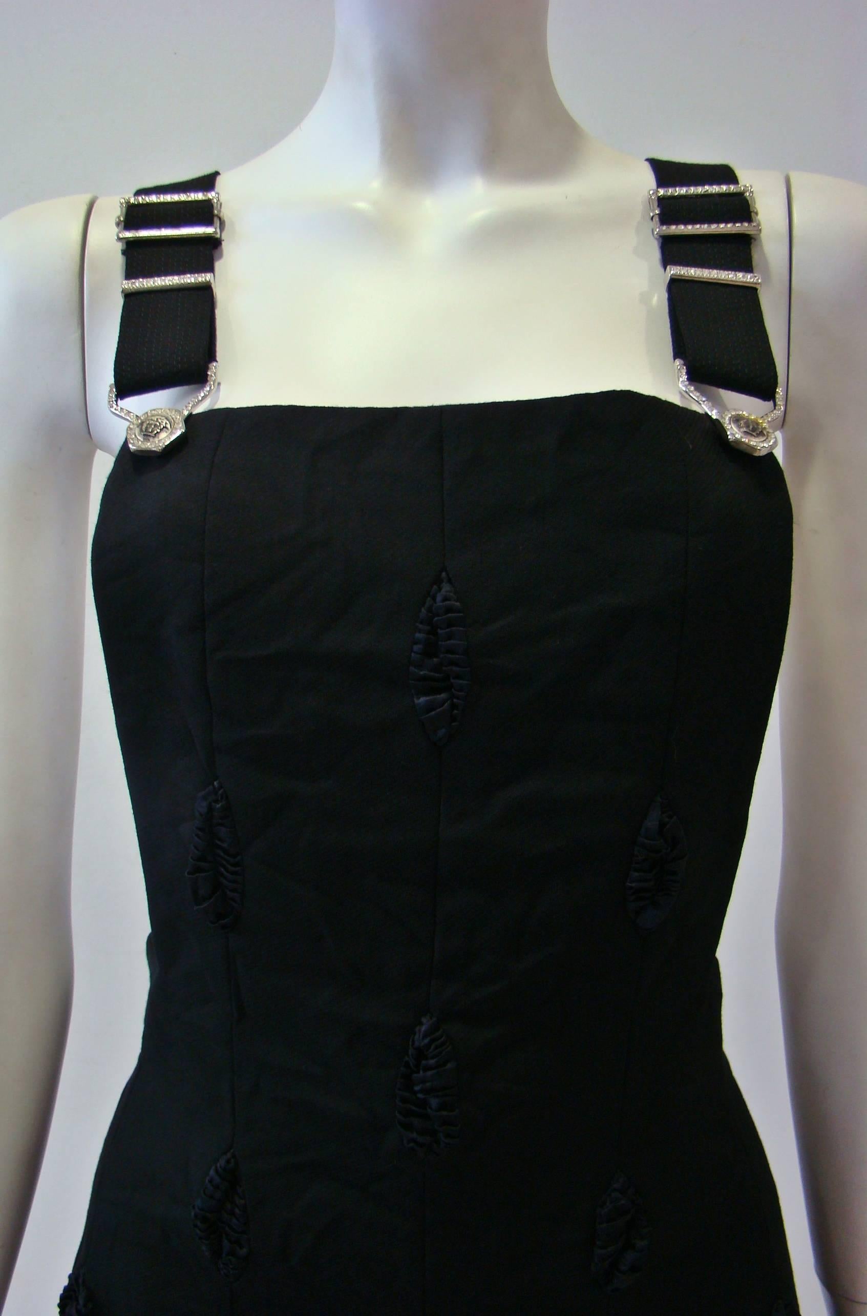 Atelier Versace Punk Evening Pinafore Romber And Jacket Spring 1994 For Sale 3