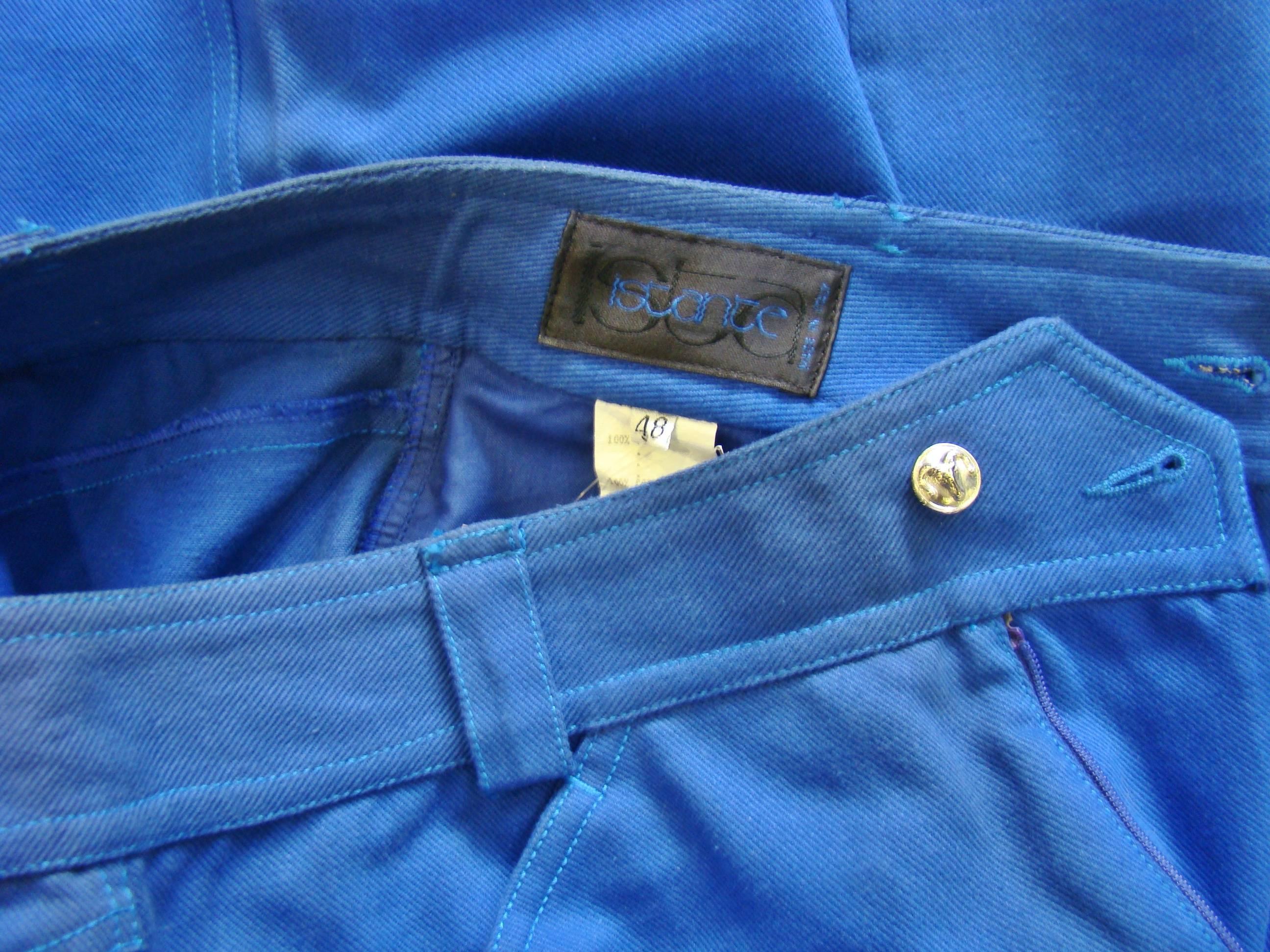 Istante By Gianni Versace Blue Jeans Fall 1992 For Sale 1