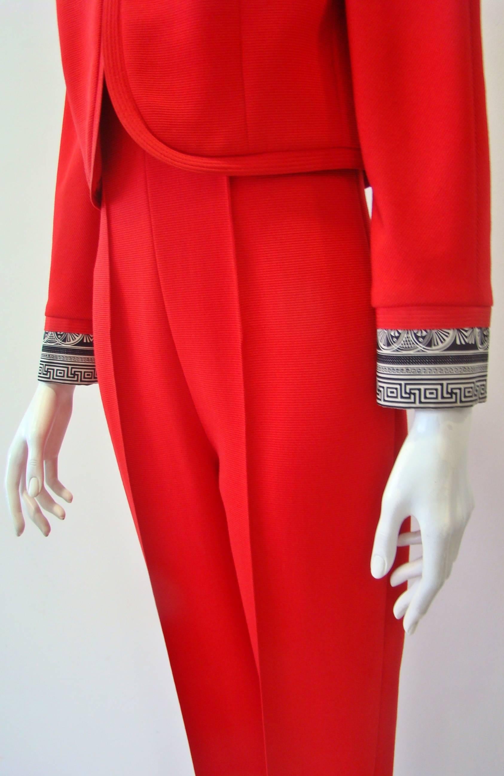 Gianni Versace Couture Jumpsuit With Bolero Fall 1992 For Sale 1