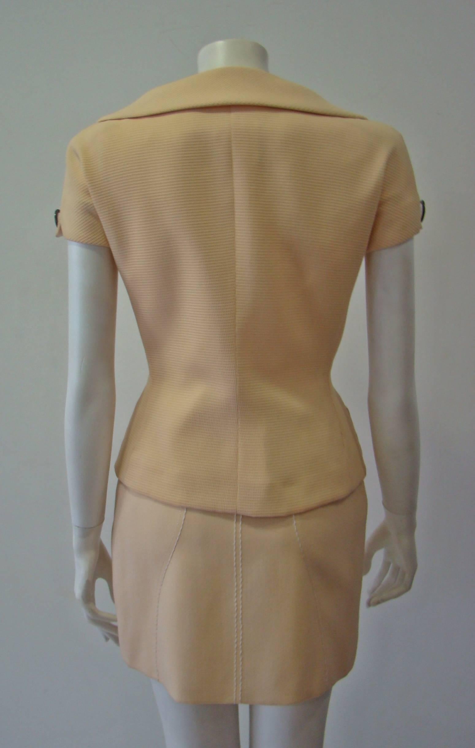 Women's Gianni Versace Couture Double Breasted Jacket Spring 1995 For Sale
