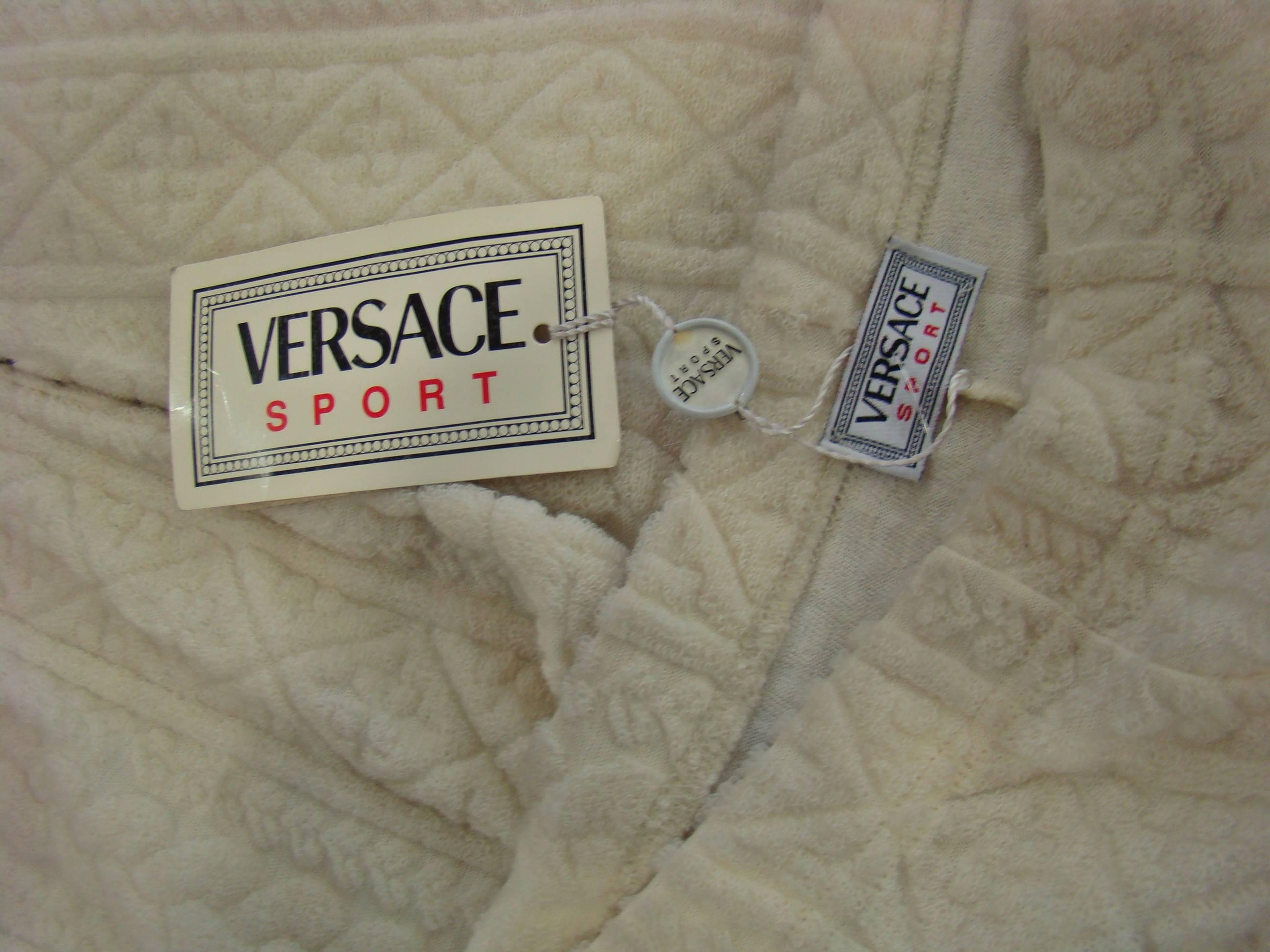 Gianni Versace White Leggings For Sale 1