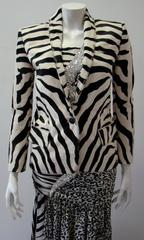 One Of A Kind Pierre Balmain Ponyskin Leather Jacket