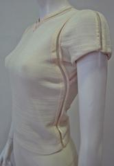 Rare Atelier Versace Lurex Space Age Top Spring 1995
