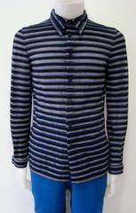 Gianni Versace Striped Sheer Shirt Fall 1997