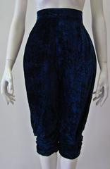 Pantalon de golf en velours écrasé Gianni Versace, automne 1988