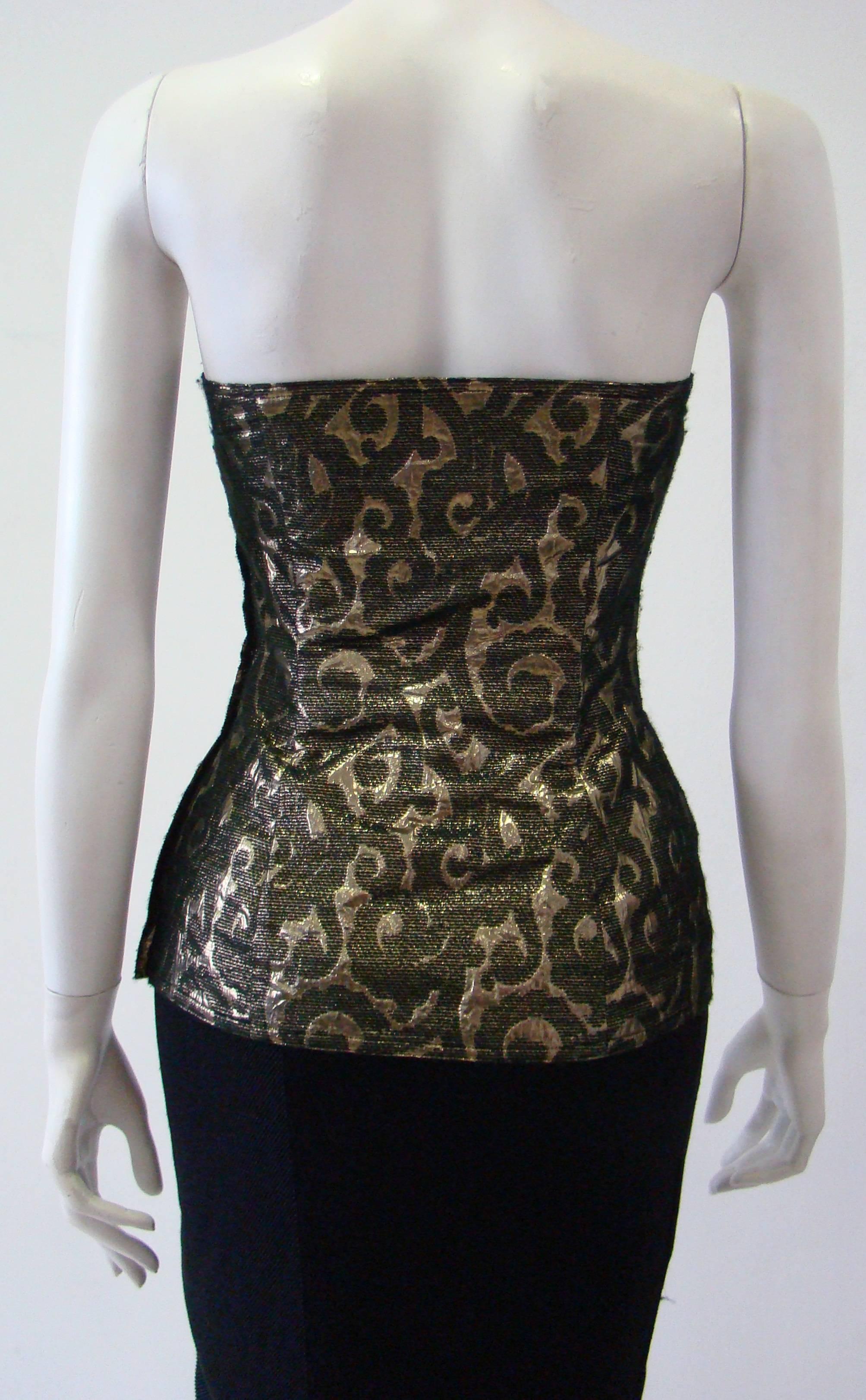 Istante By Gianni Versace Bustier Fall 1987 For Sale 2