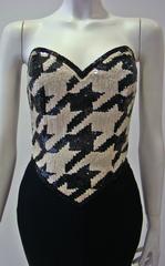 Ella Singh Silk Sequin Bustier Top