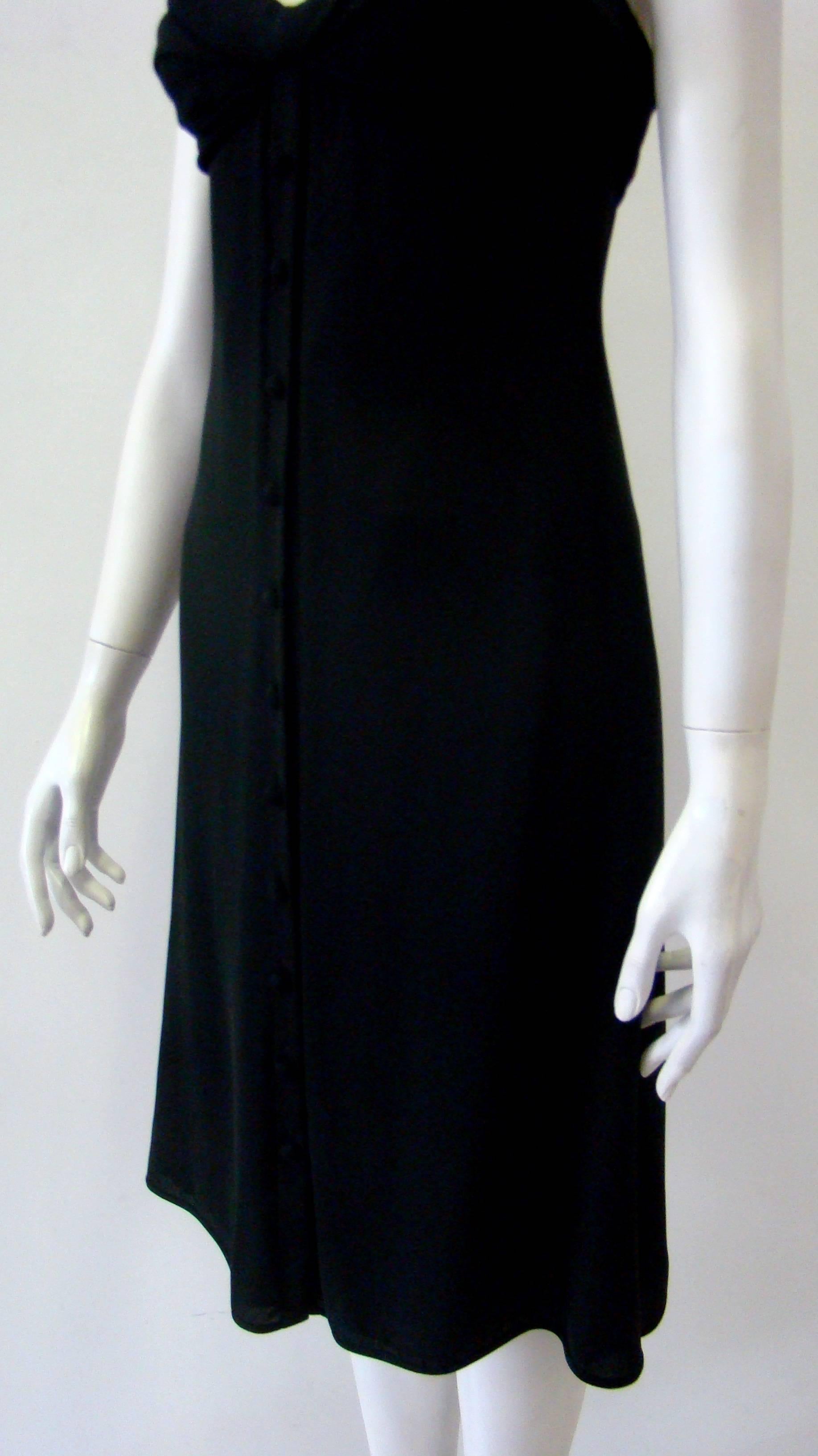 Gianni Versace Couture Front Buttoning Dress Spring 1996 For Sale 1