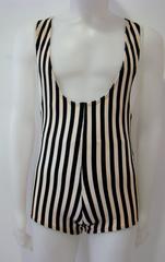 Gianfranco Ferre Striped Stretch Mens Swimsuit