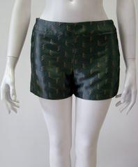 Istante By Gianni Versace Silk Shorts Spring 1998