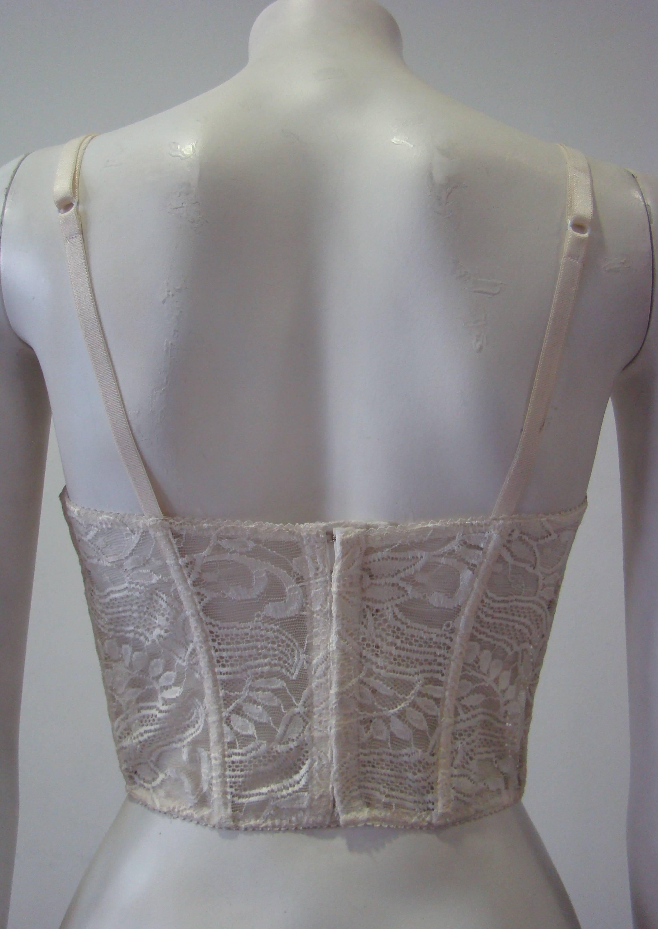 Gianni Versace Intimo Lace Sheer Top Spring 1994 1