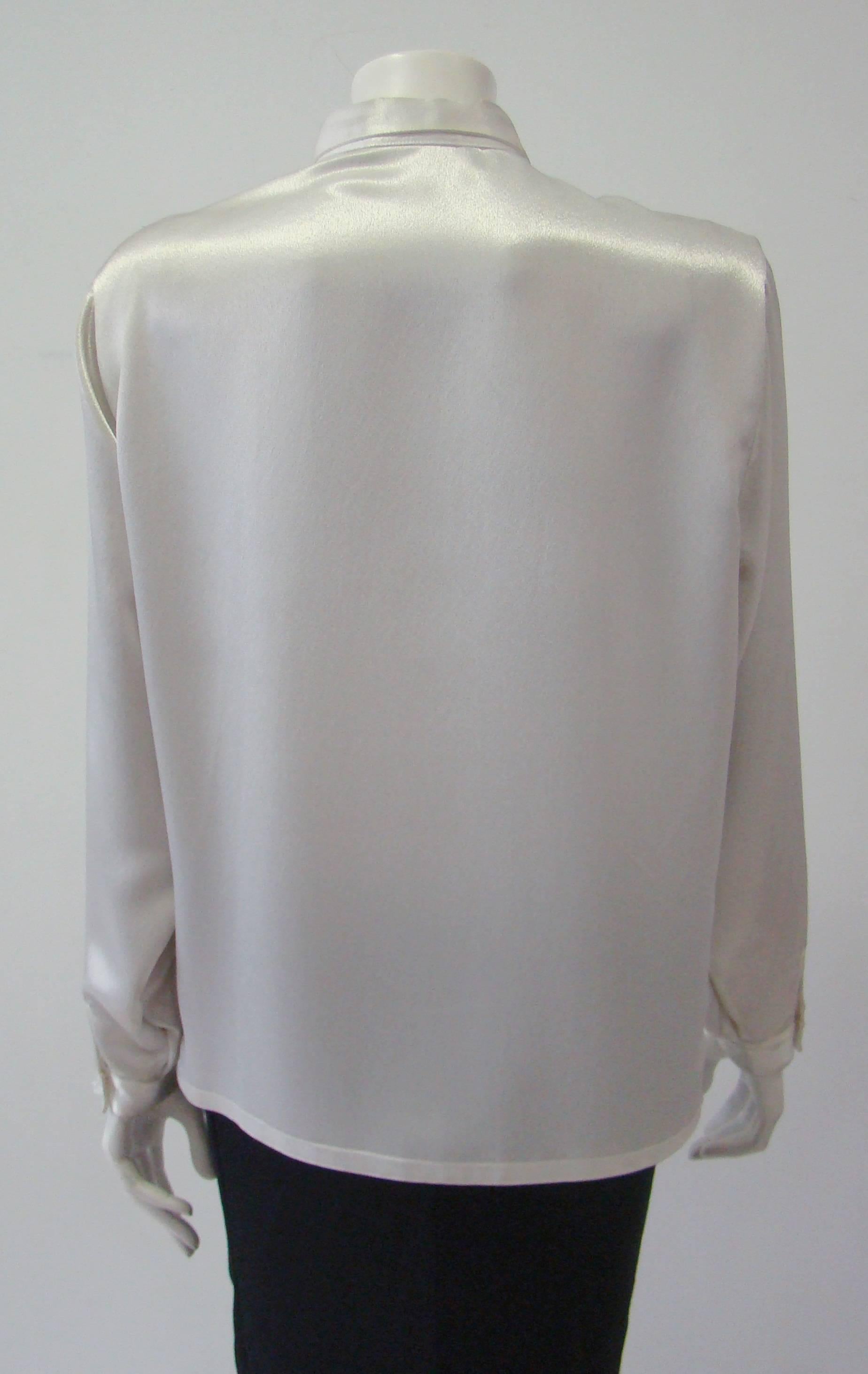 Gianni Versace Couture Silk Shirt For Sale 1