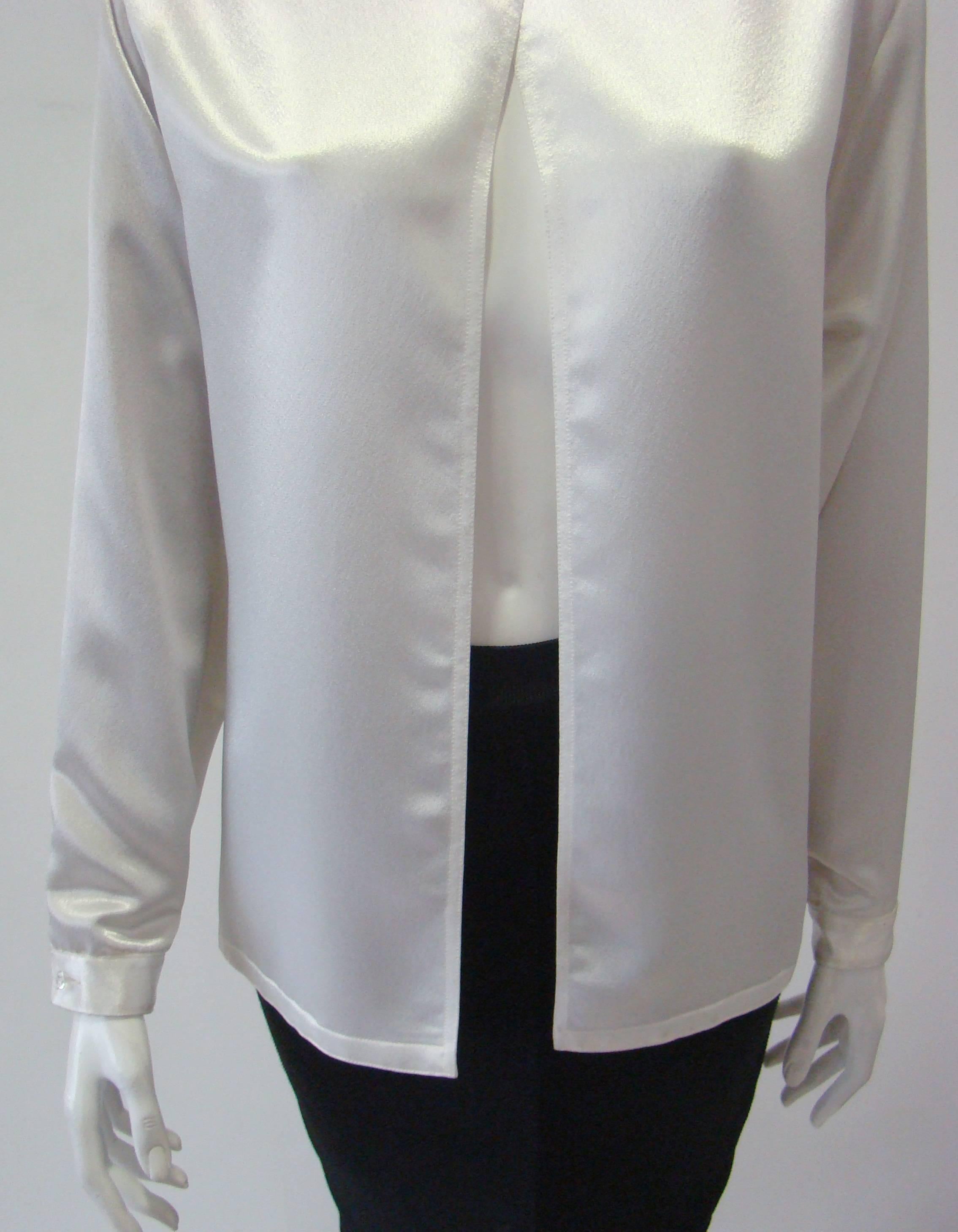 Gianni Versace Couture Silk Shirt In Excellent Condition For Sale In Athens, Agia Paraskevi