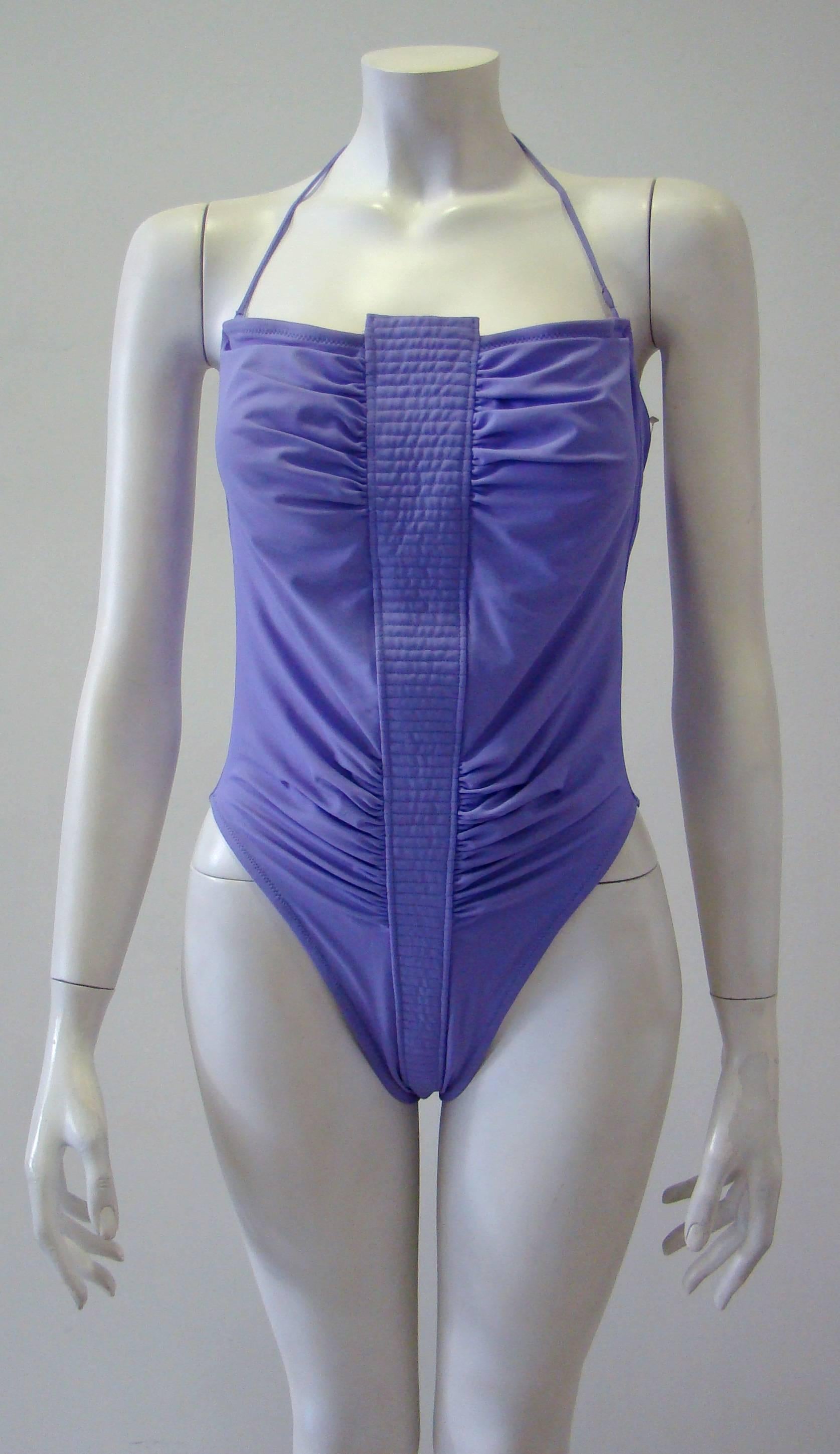 Purple Gianni Versace Lilac Bathing Suit For Sale
