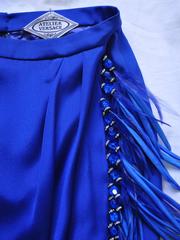 Atelier Versace Silk Bead Maribou Skirt