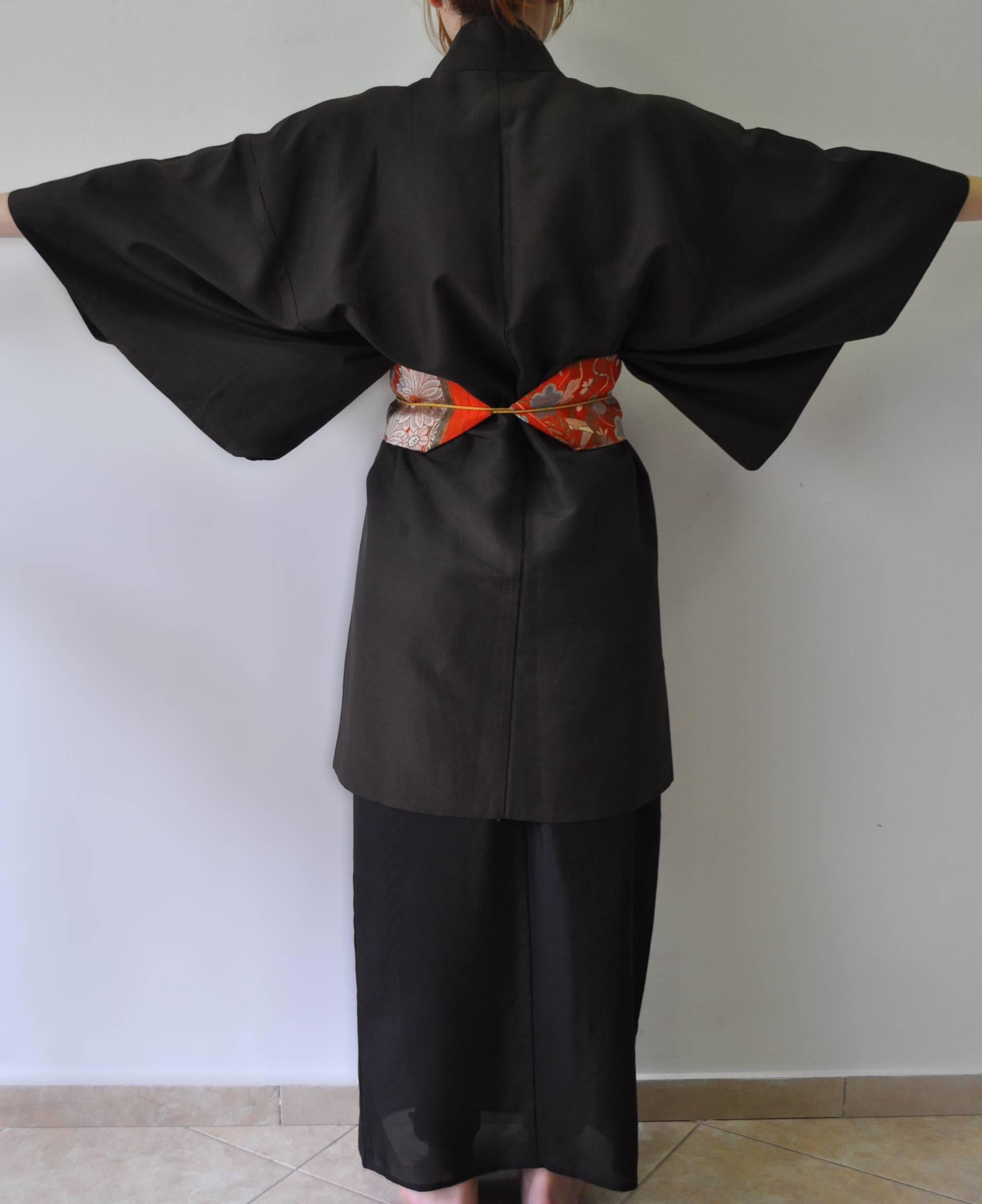Women's Authentic Hand Made Japanese Kimono from Tokyo