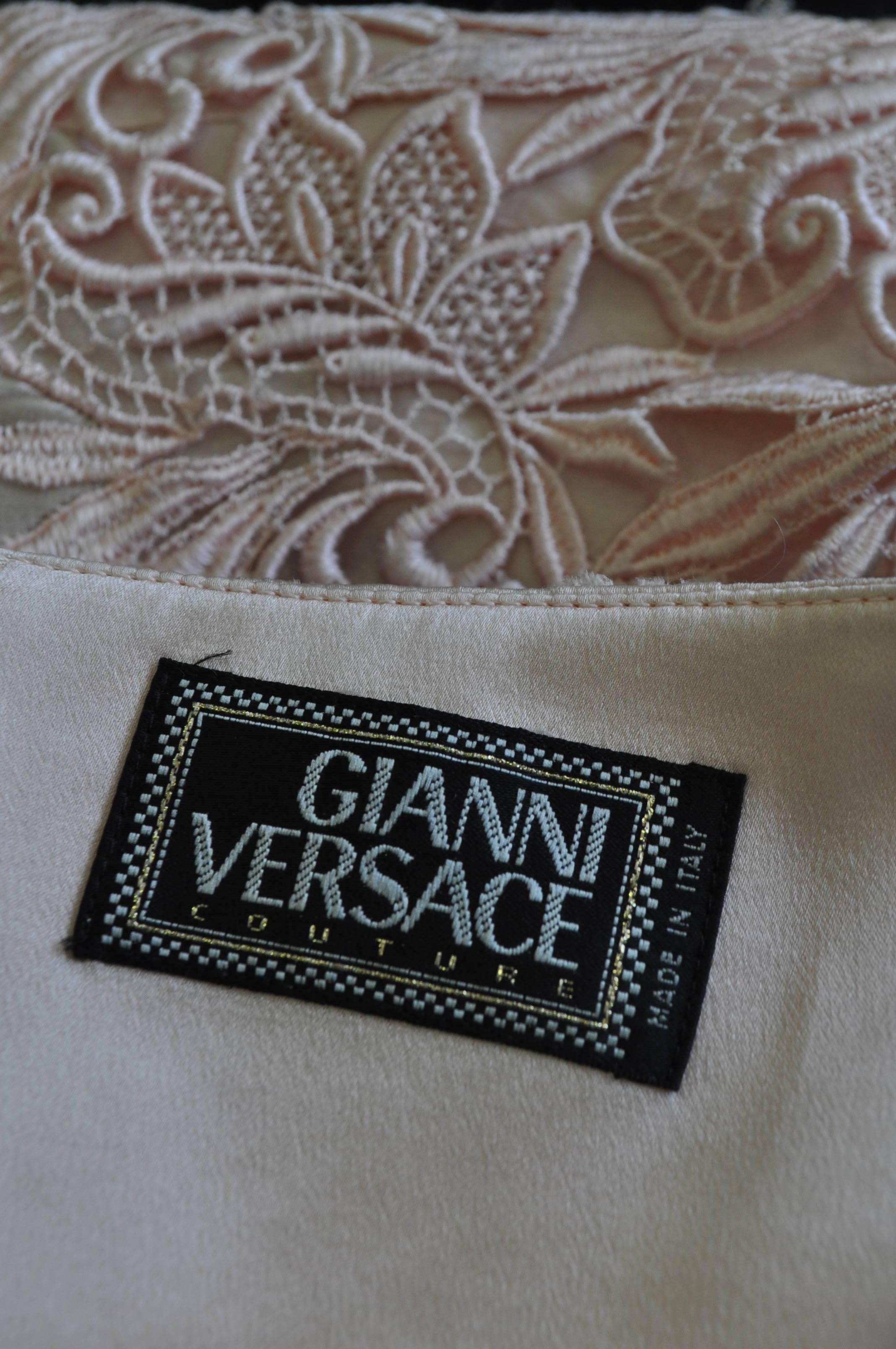 Rare Gianni Versace Couture Punk Silk 