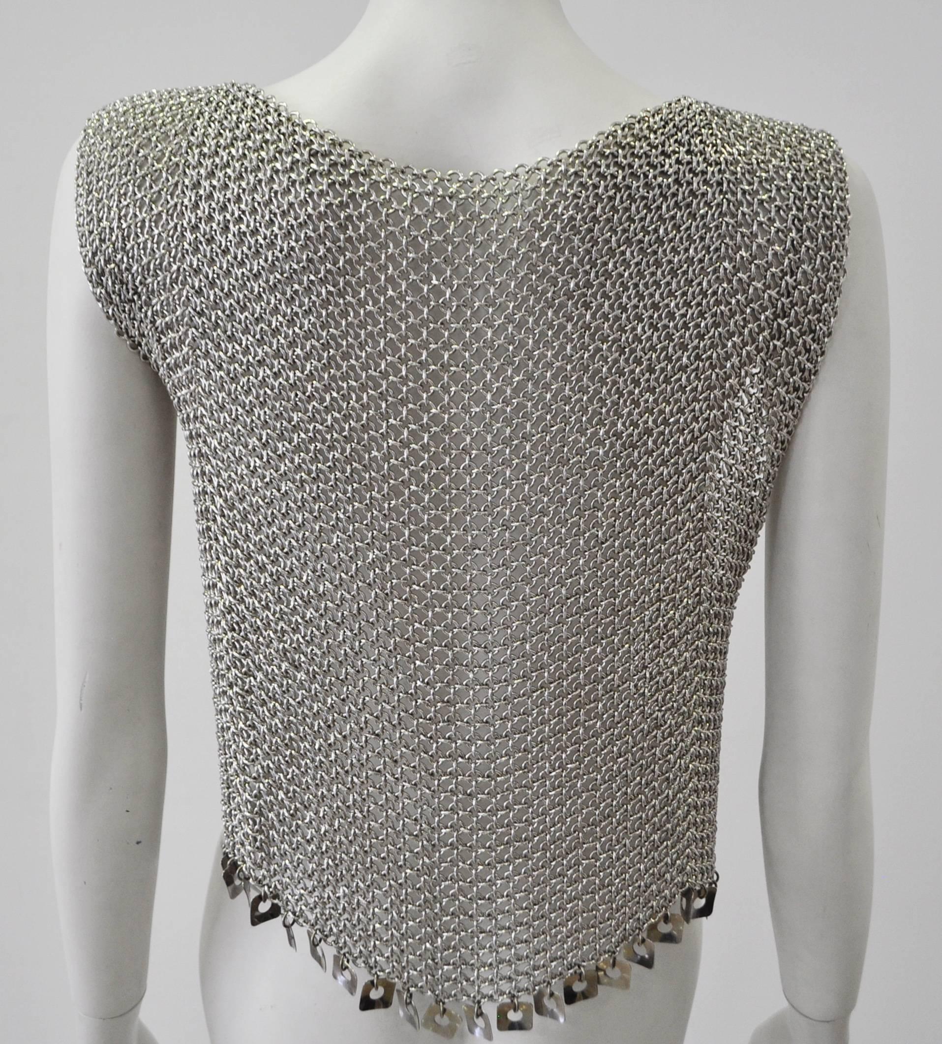 Very Important Museum Quality Paco Rabanne Chainmail Breastplate 1