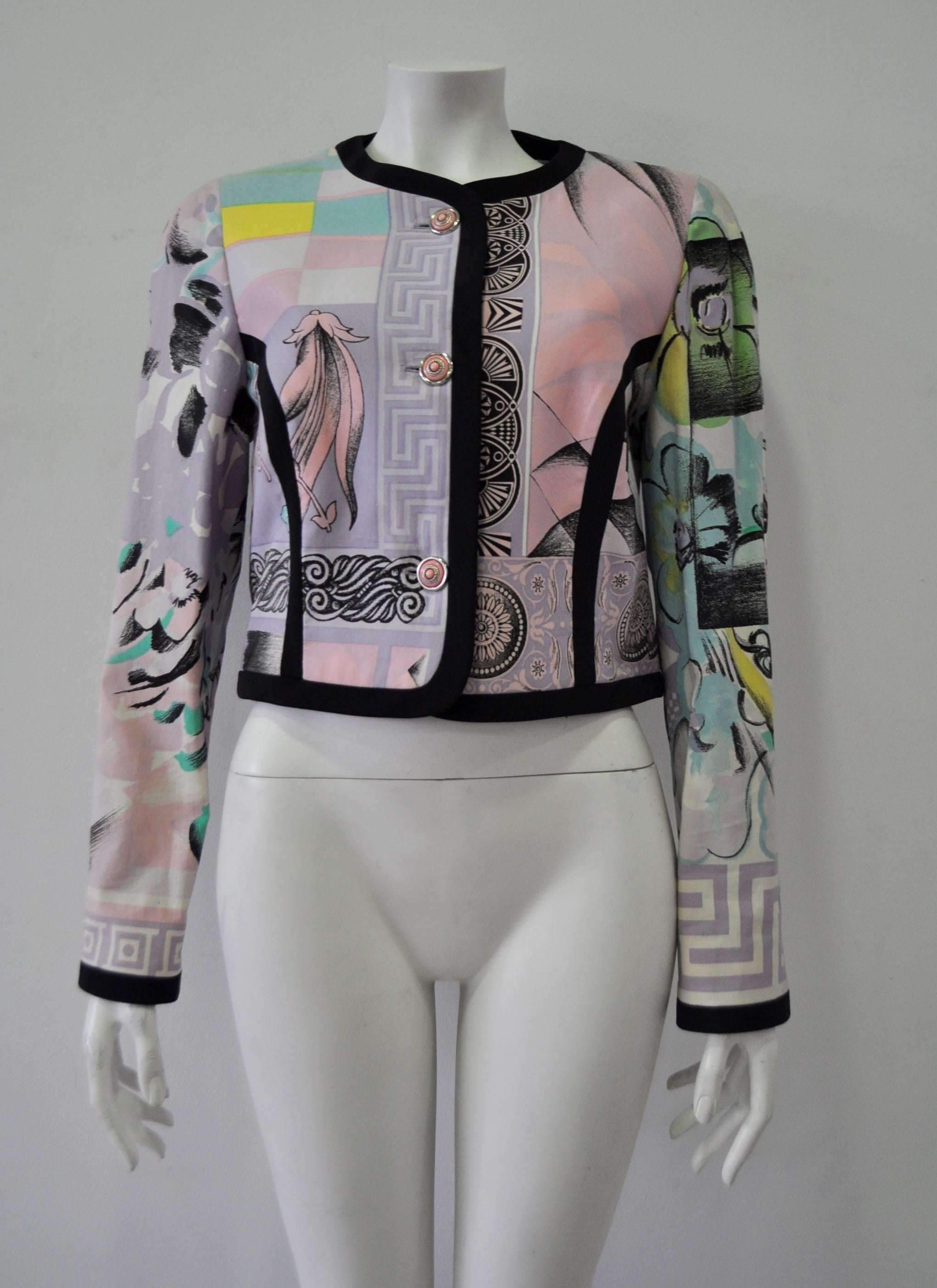 Iconic Gianni Versace Istante Pastel Meandros 