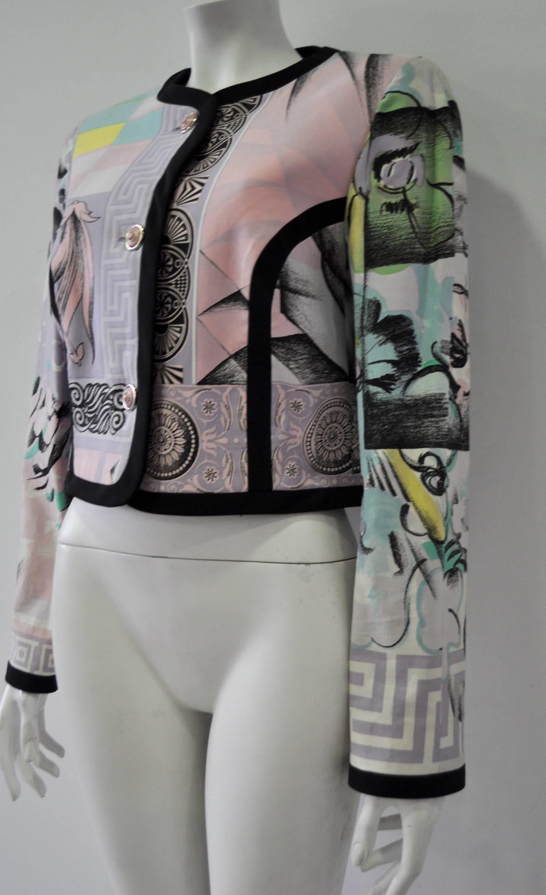 Gray Iconic Gianni Versace Istante Pastel Meandros 