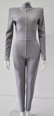 Very Rare Claude Montana Space Age Lilac Knit Jumpsuit