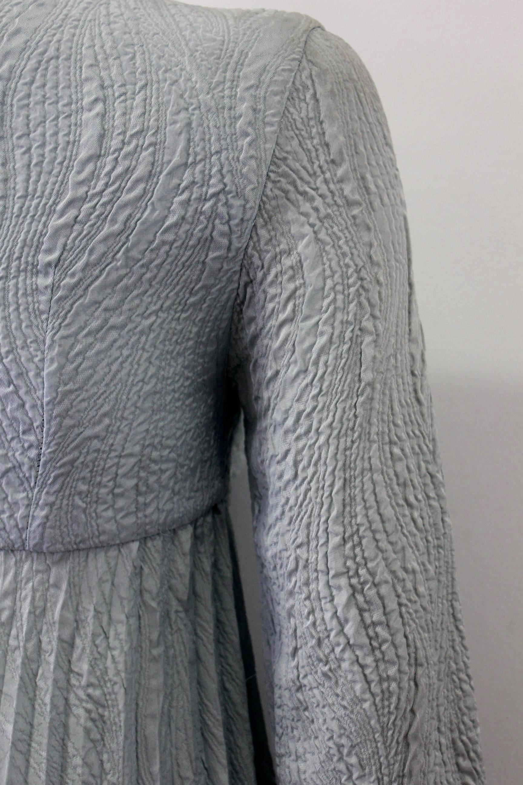Women's Istante Silk Goffre Dress Mid 90's For Sale