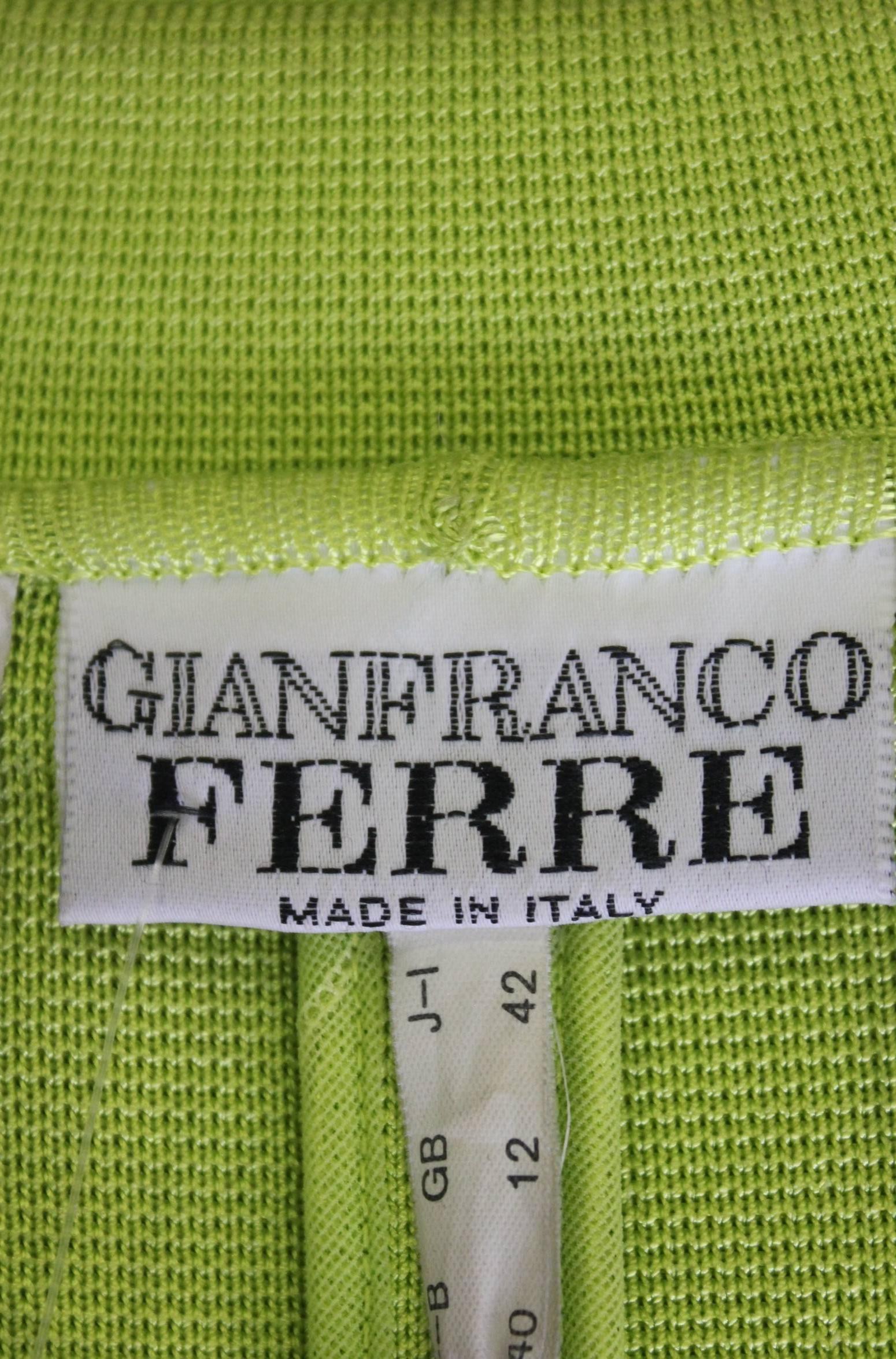 Gianfranco Ferre Knitted Jacket 1990's For Sale 1
